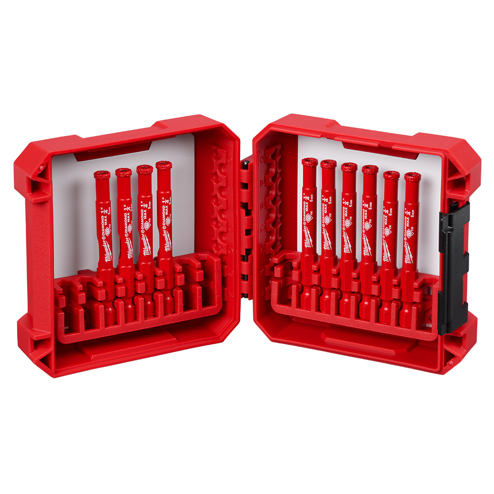 Milwaukee® 1/4" Diamond Max™ Hole Saw Bit - 10PK