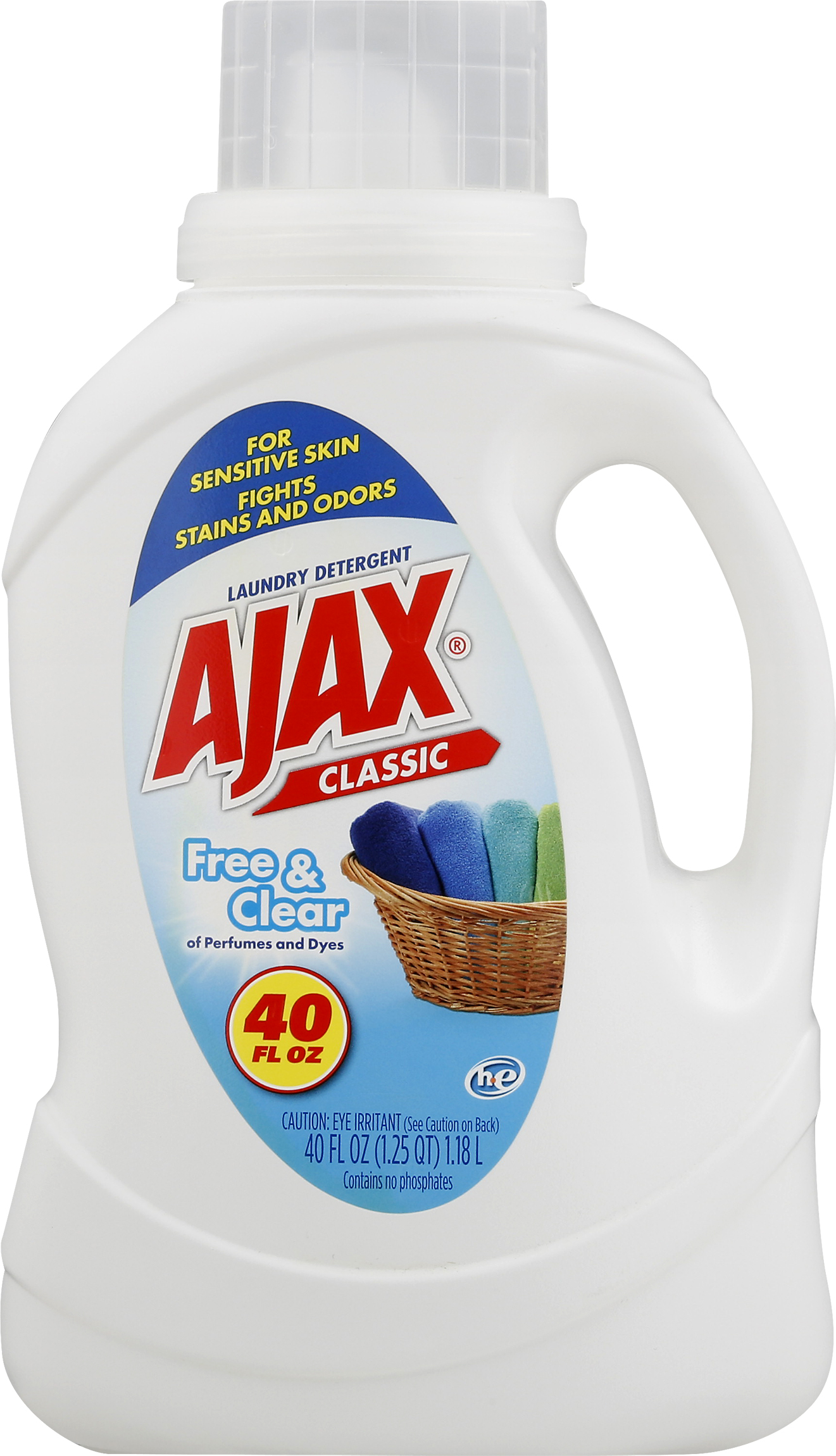 Ajax Classic Free & Clear Laundry Detergent 40 oz