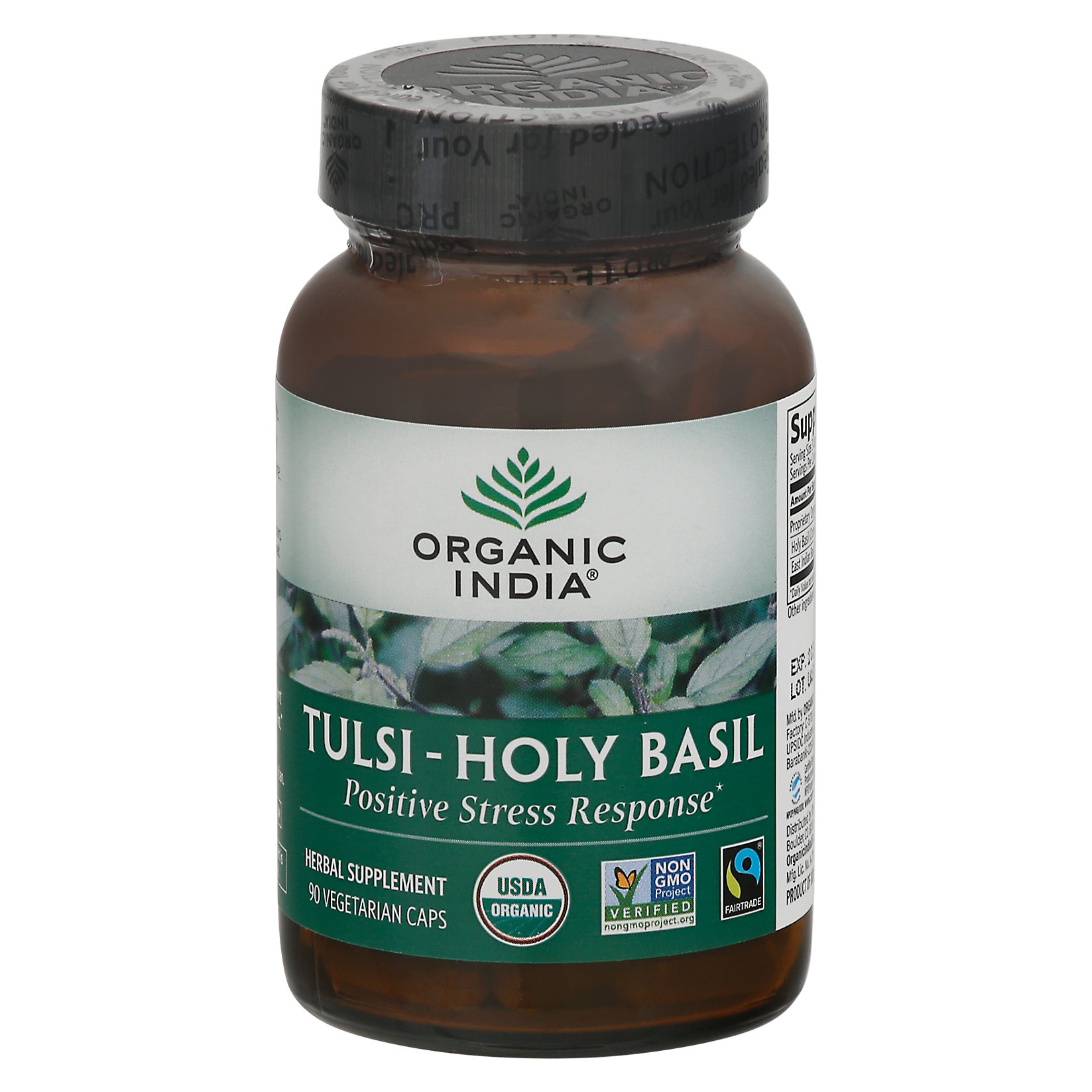 Organic India Vegetarian Caps Tulsi-Holy Basil