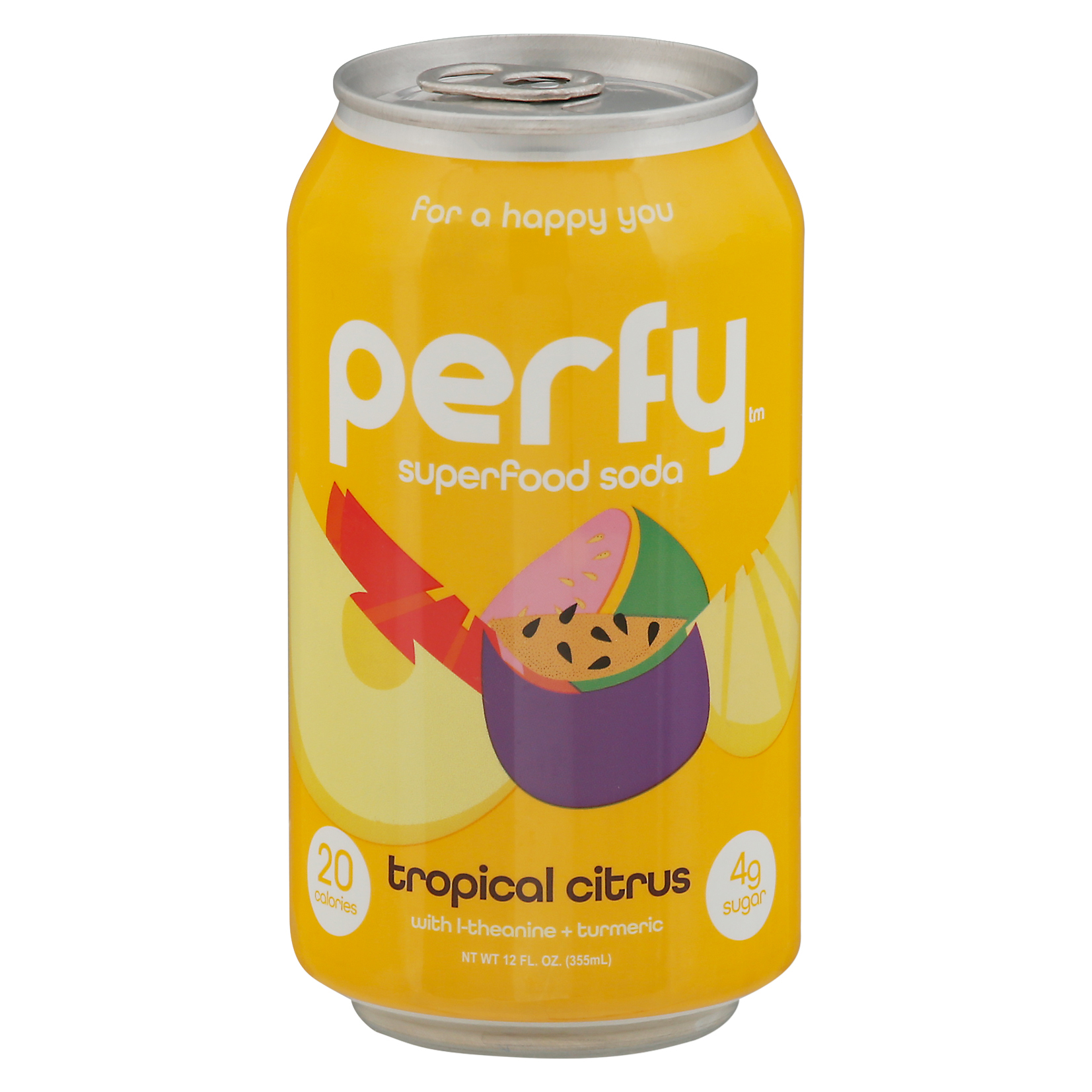 Perfy Tropical Citrus Superfood Soda