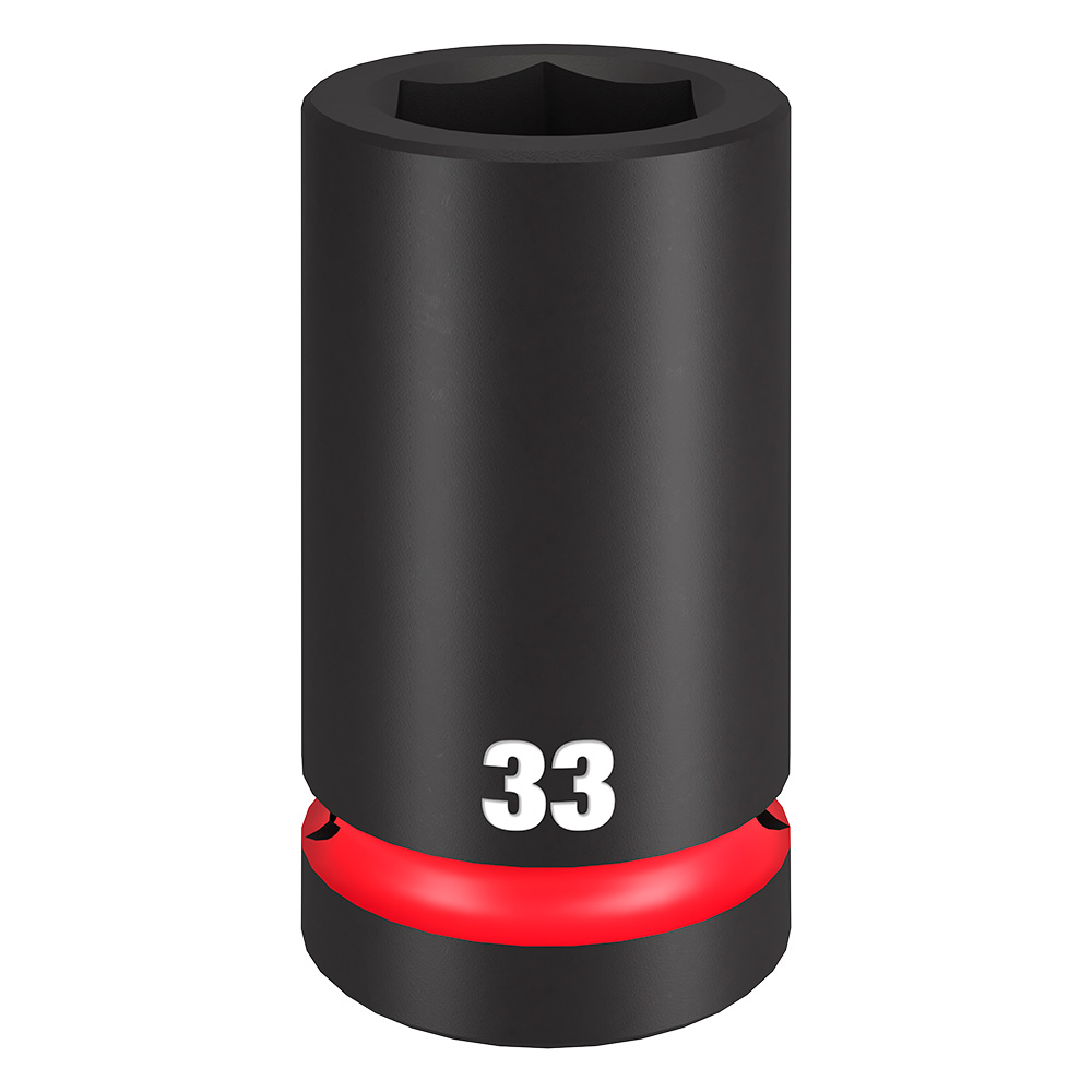 SHOCKWAVE Impact DutyÃ¢"¢ 1" Drive 33mm Deep 6 Point Socket