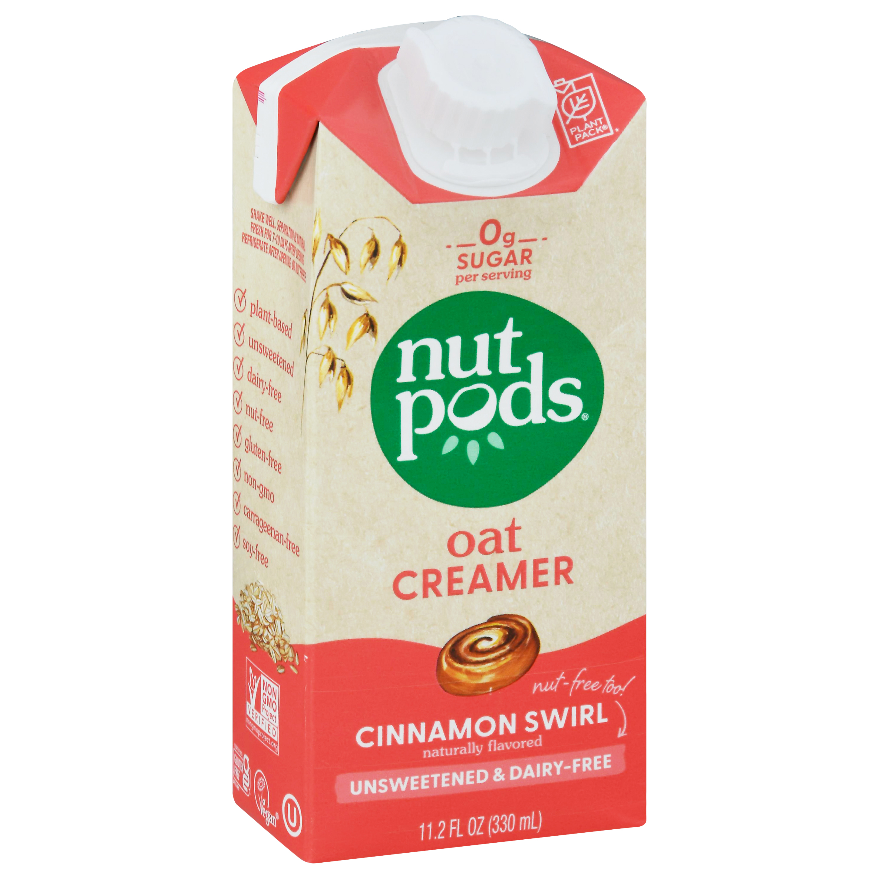 Nutpods Unsweetened & Dairy Free Cinnamon Swirl Oat Creamer
