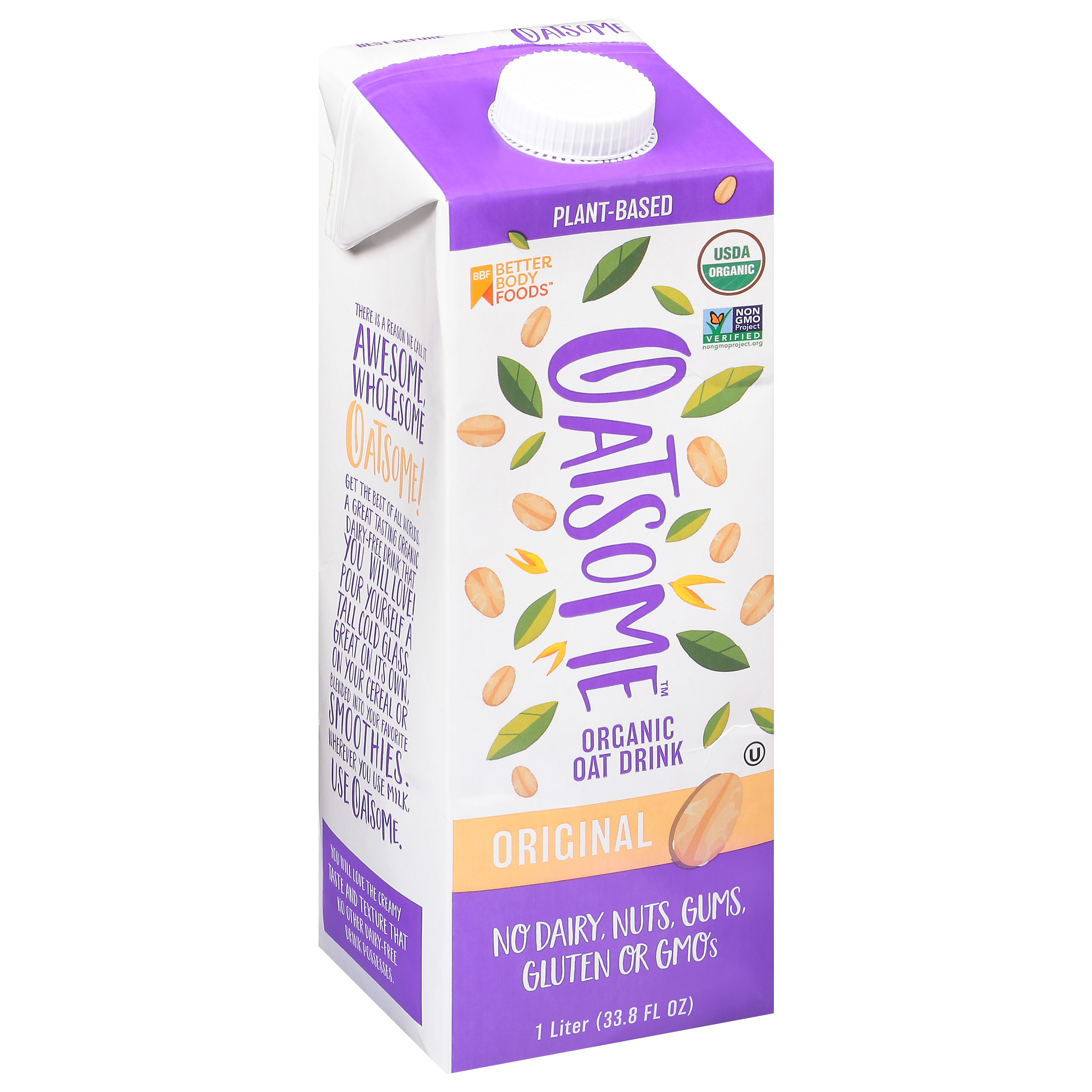 Oatsome Organic Oat Drink 1 lt
