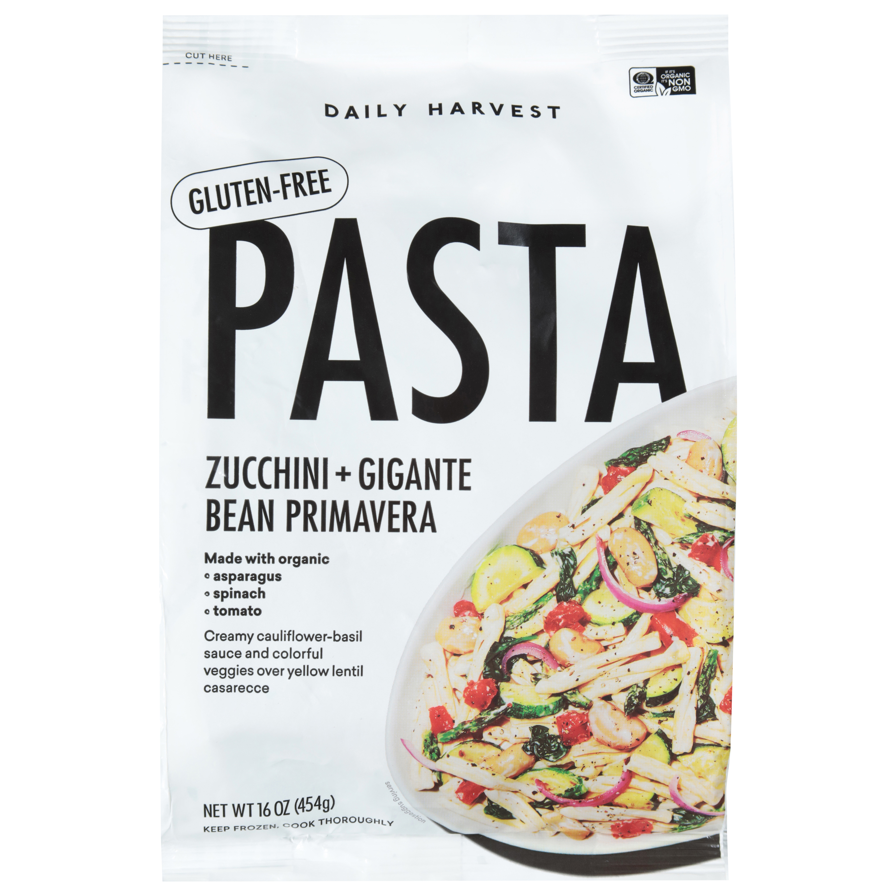 Daily Harvest Zucchini + Gigante Bean Primavera Pasta