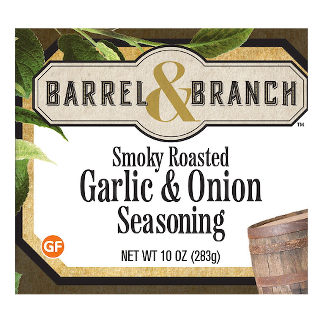 Barrel & Branch Smoky Roasted Garlic & Onion Seasoning 10 oz