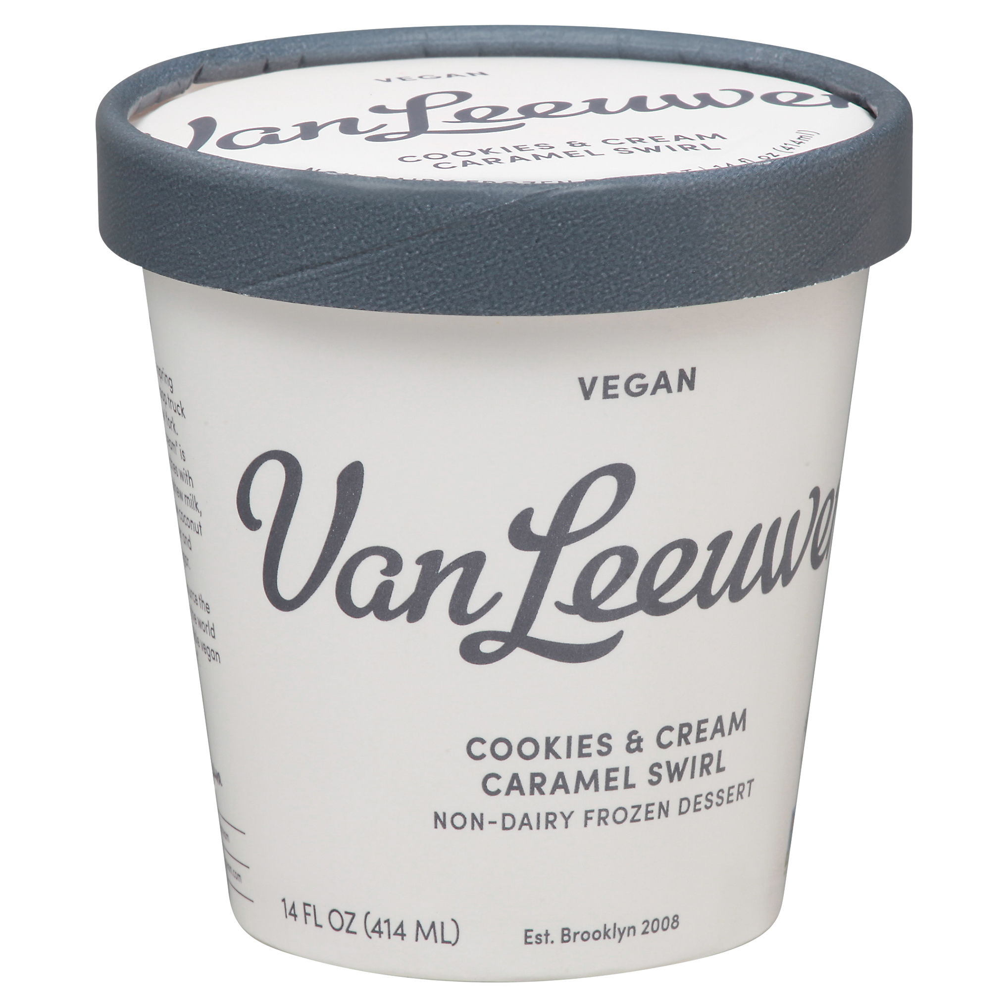 Van Leeuwen Vegan Non-Dairy Cookies & Cream Caramel Swirl Frozen Dessert