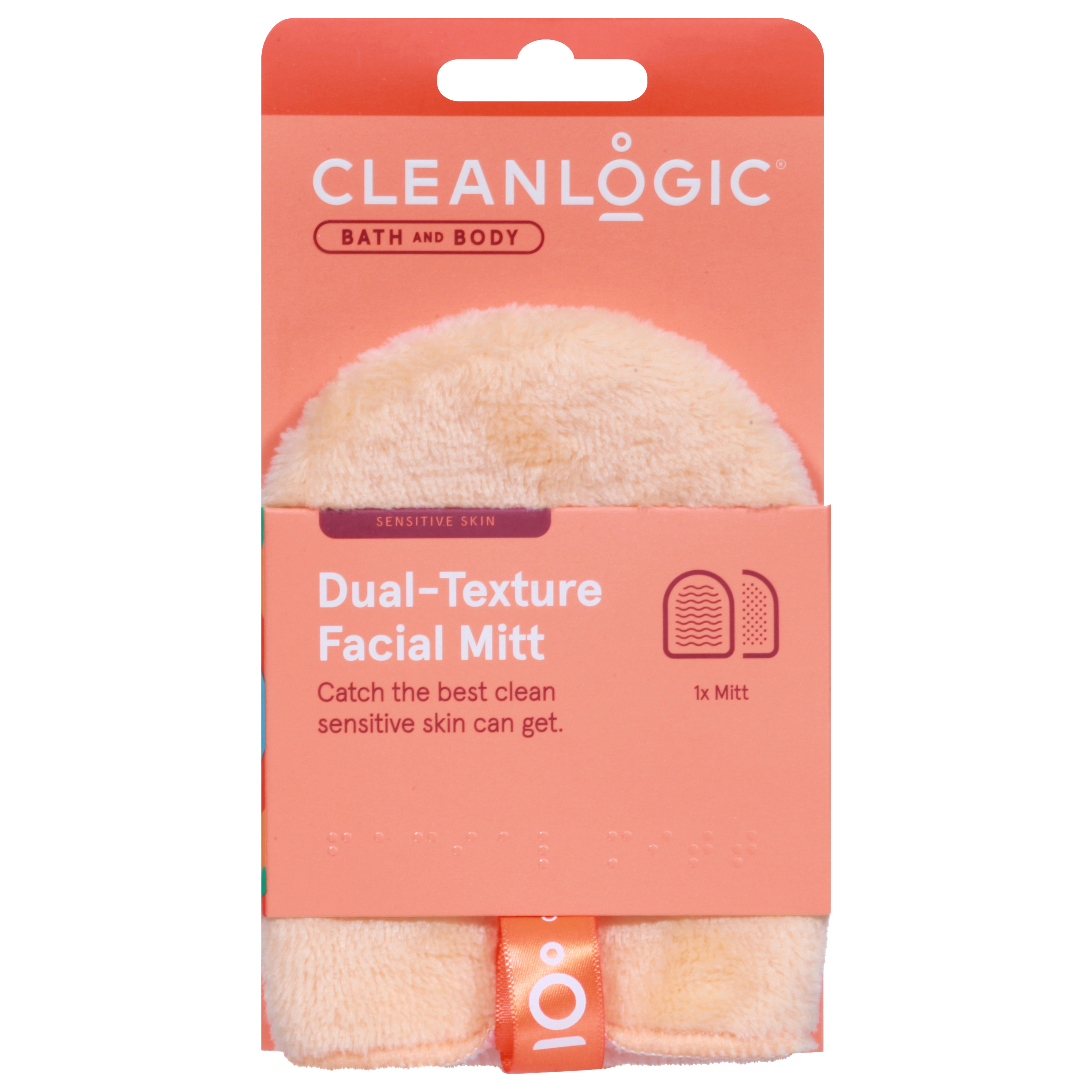 Cleanlogic Dual Texture Facial Mitt