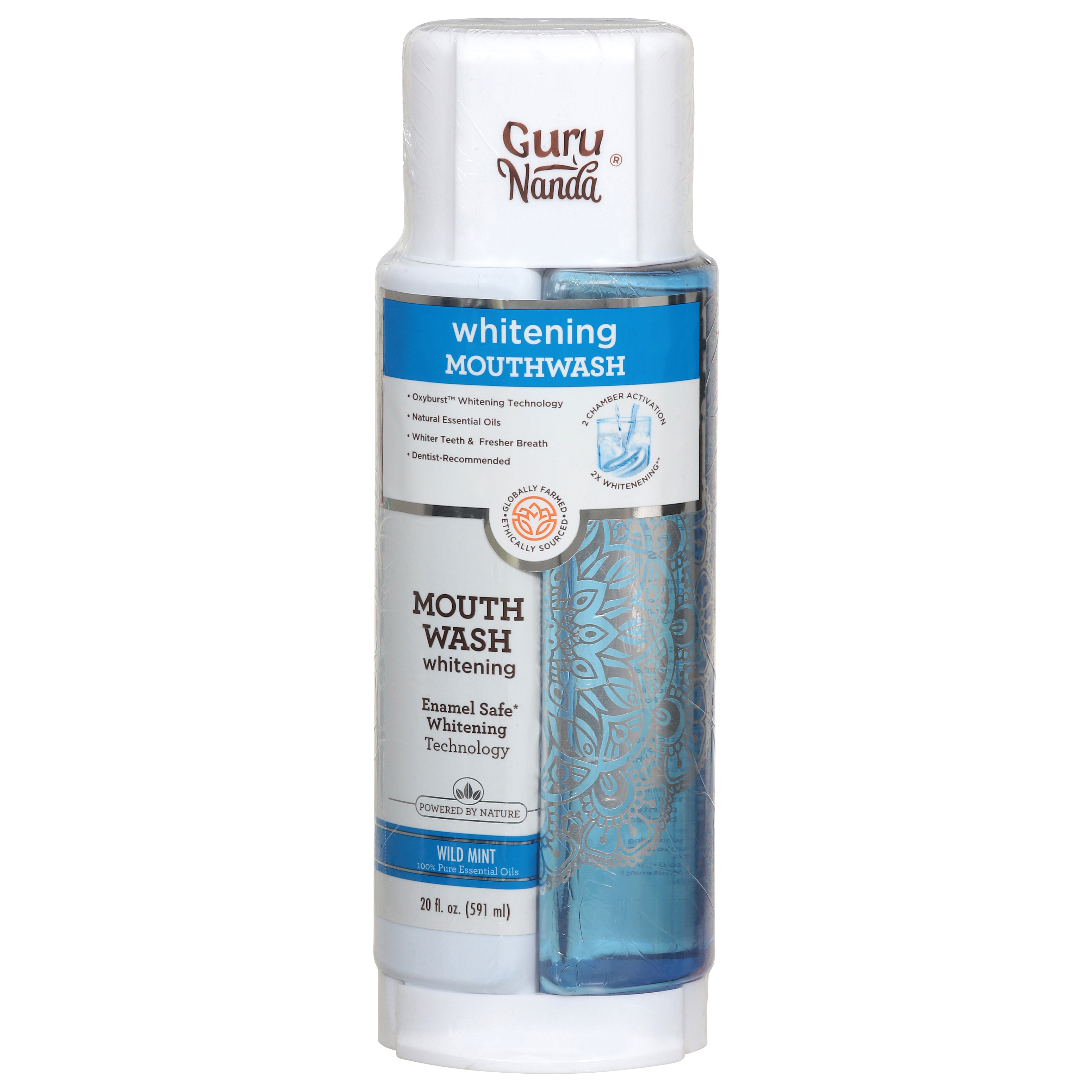 Guru Nanda Whitening Wild Mint Mouthwash