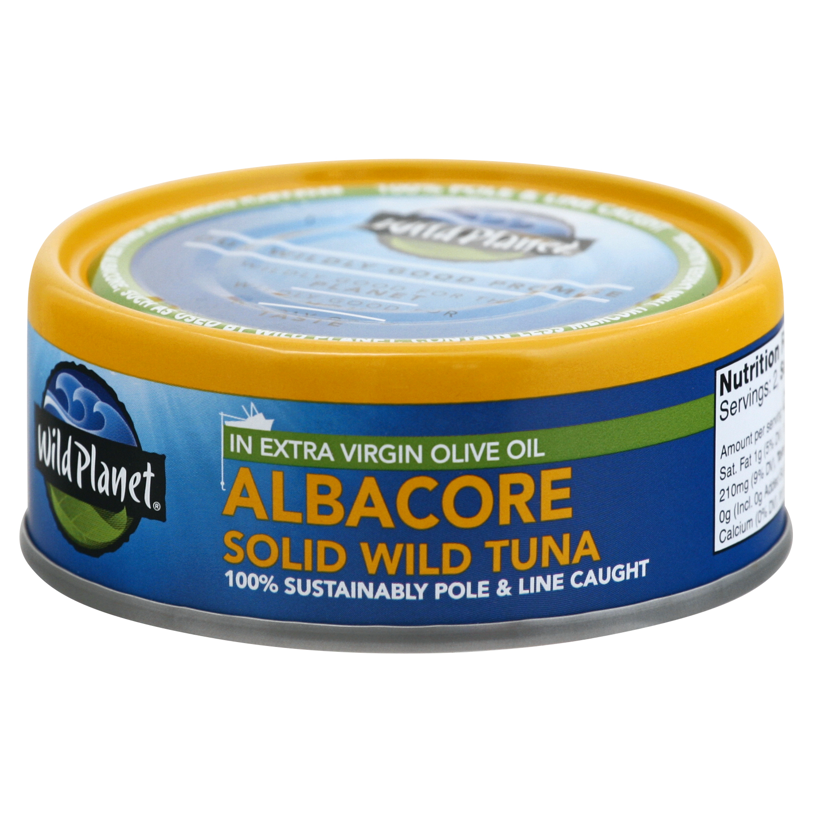 Wild Planet Albacore Solid Wild Tuna in Extra Virgin Olive Oil