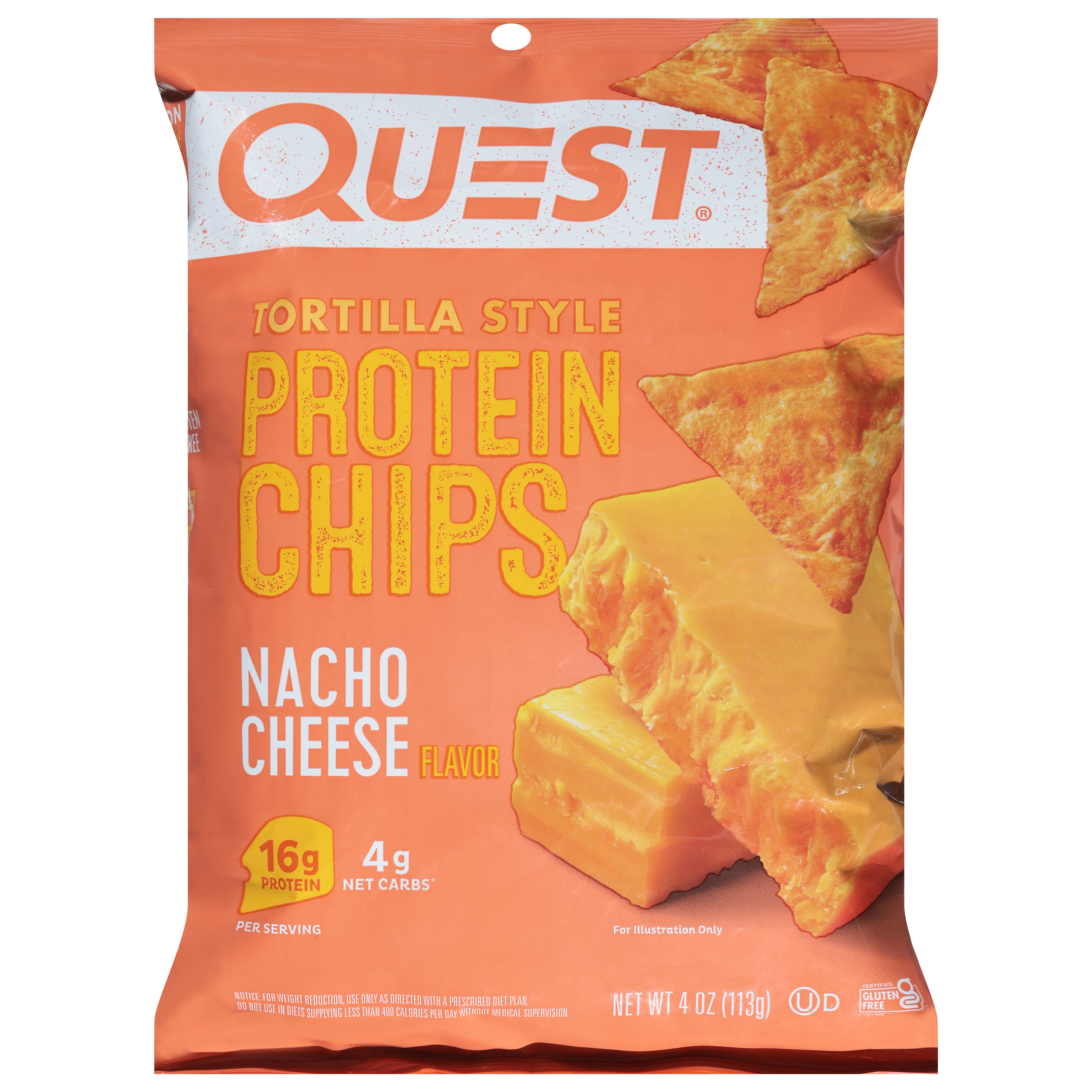 Quest Tortilla Style Nacho Cheese Flavor Protein Chips