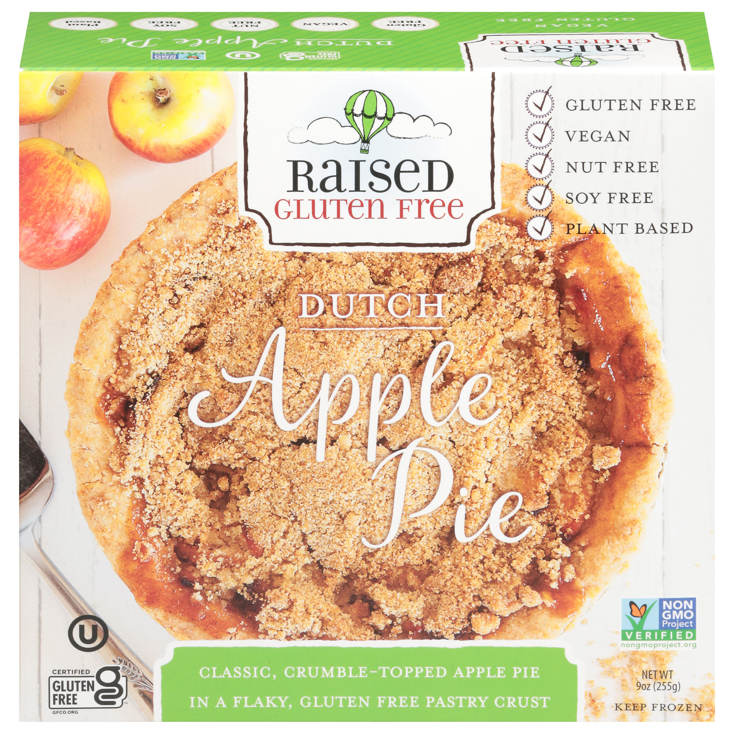 Raised Gluten Free Dutch Apple Pie