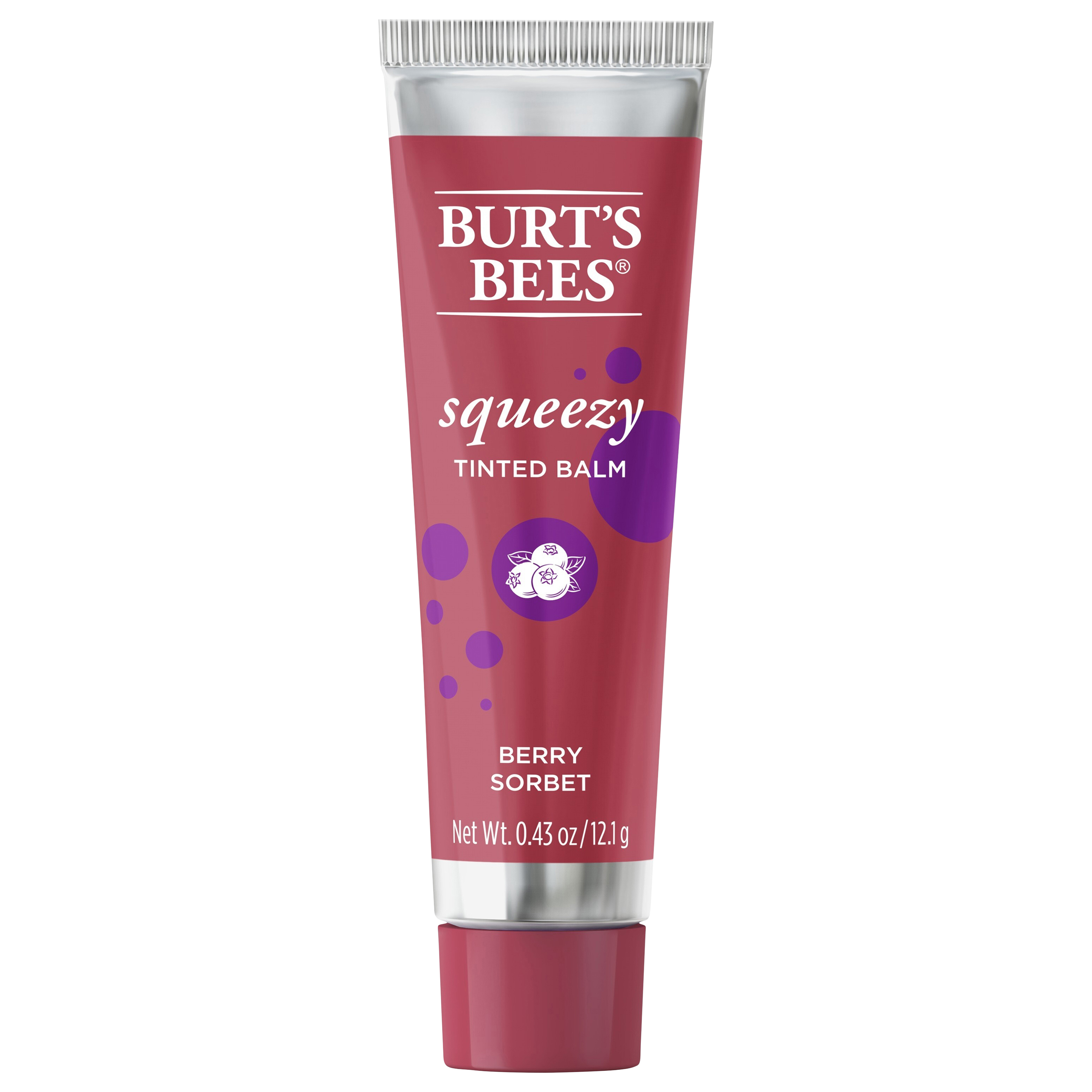 Burt's Bees Natural Origin Squeezy Tinted Berry Sorbet Lip Balm