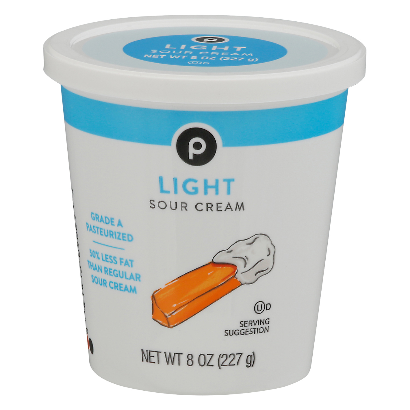 Publix Light Sour Cream 8 oz