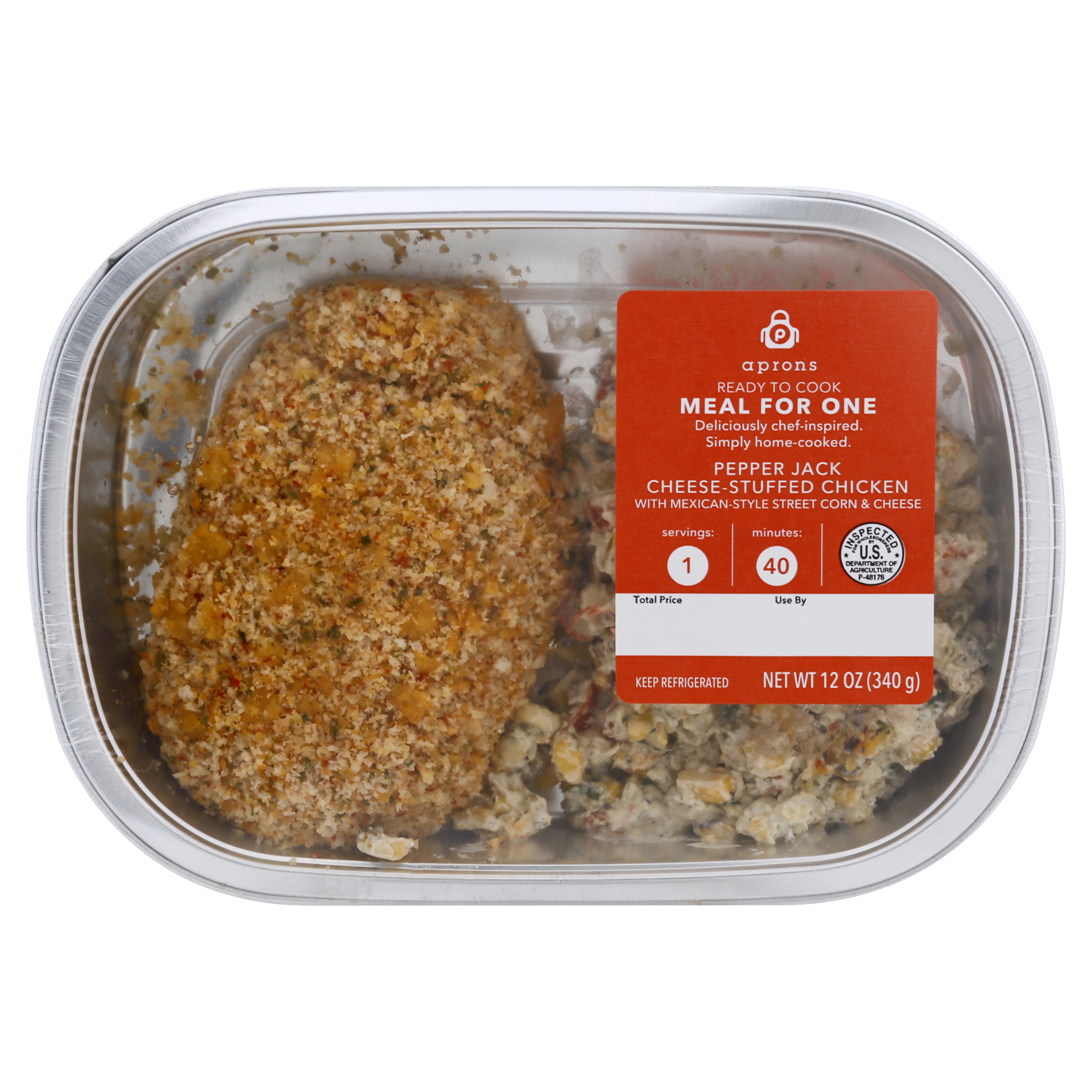 Publix Aprons Pepper Jack CheeseStuffed Chicken Meal for One 12 oz TRAY