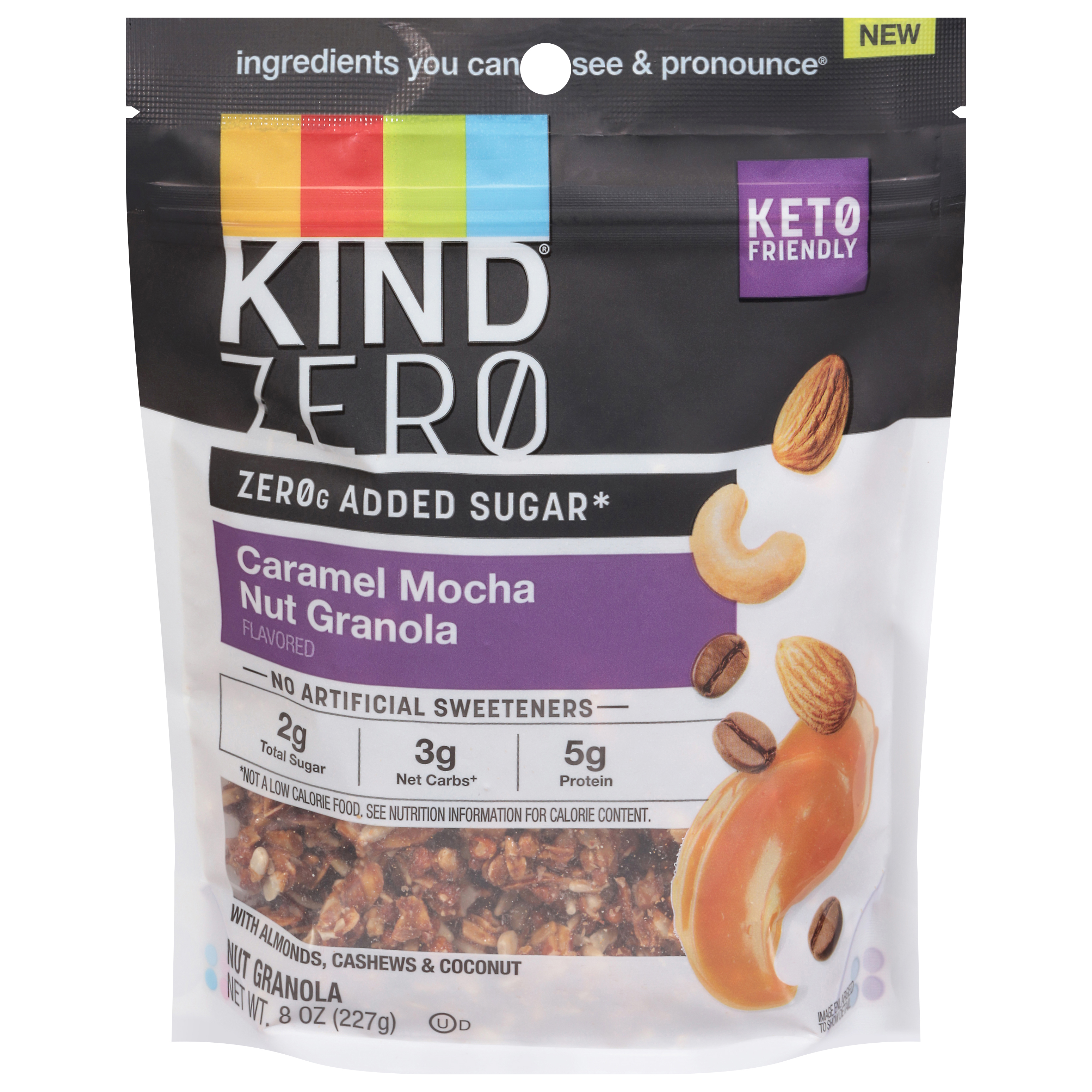 Kind Zero Caramel Mocha Nut Granola