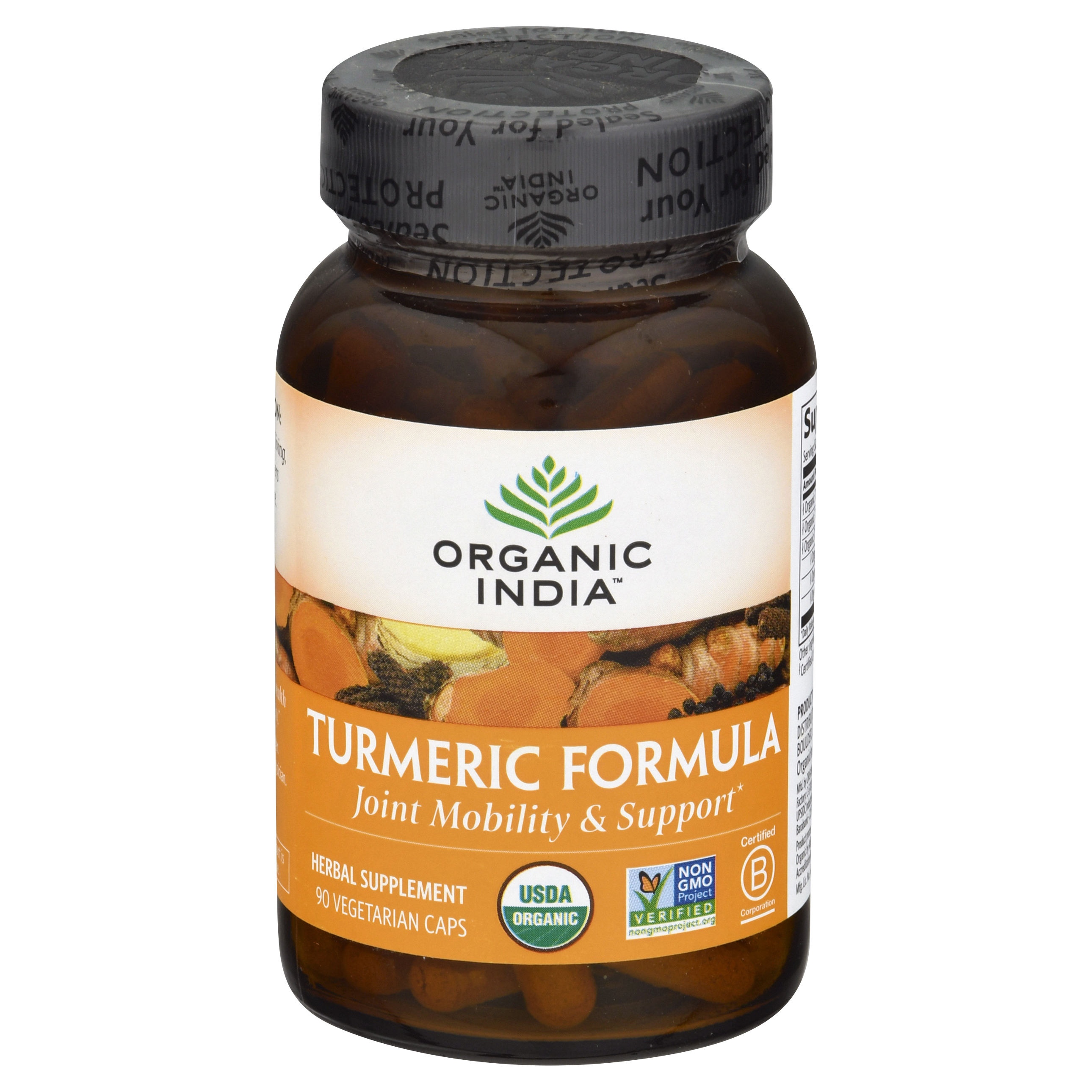 Organic India Vegetarian Caps Turmeric Formula