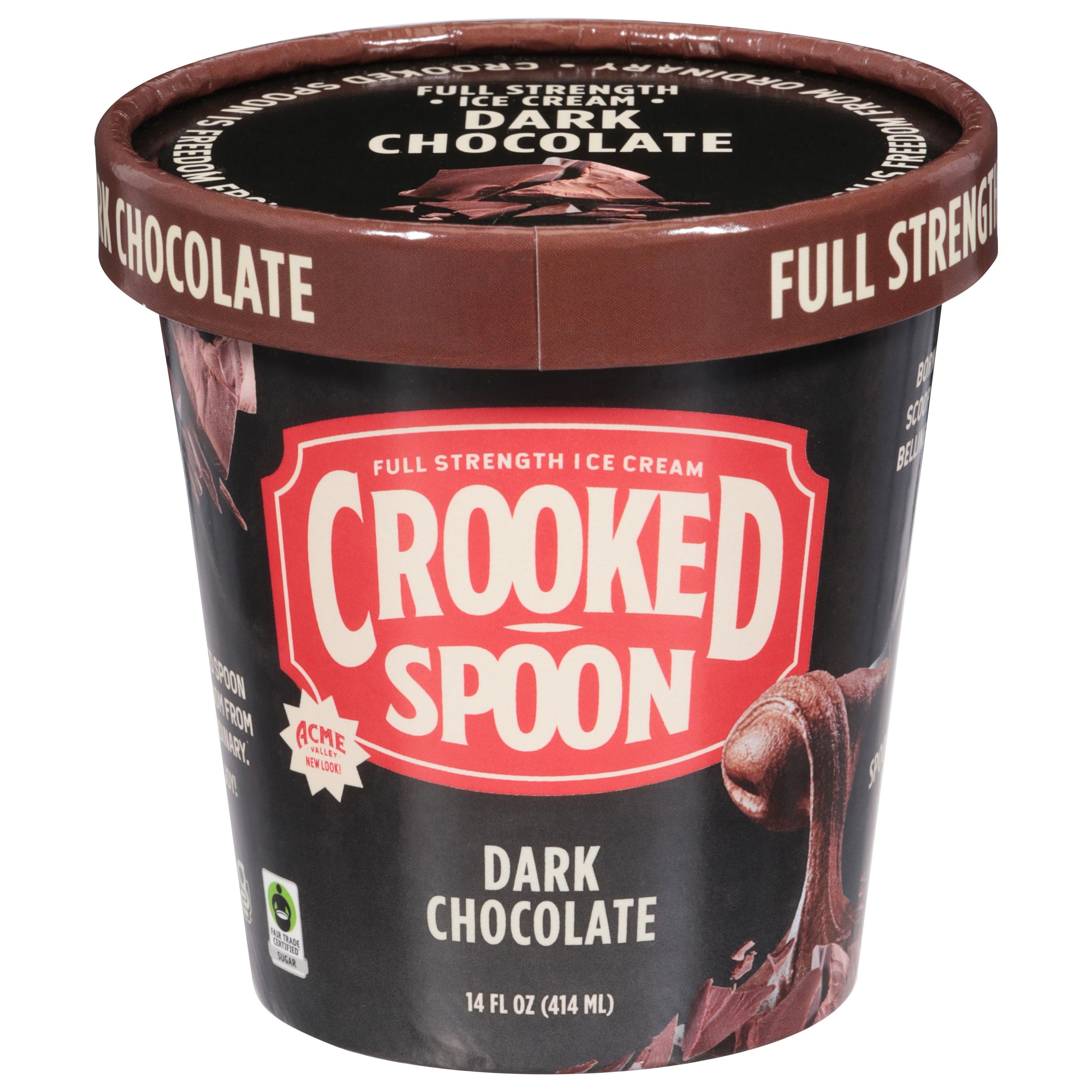 Crooked Spoon Dark Chocolate Ice Cream