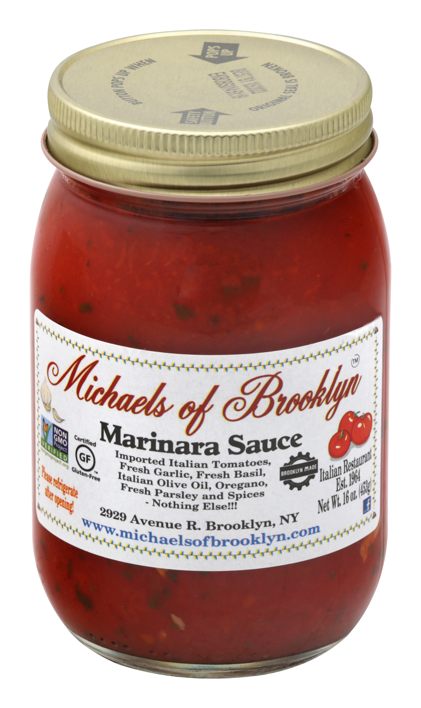 Michaels of Brooklyn Marinara Sauce