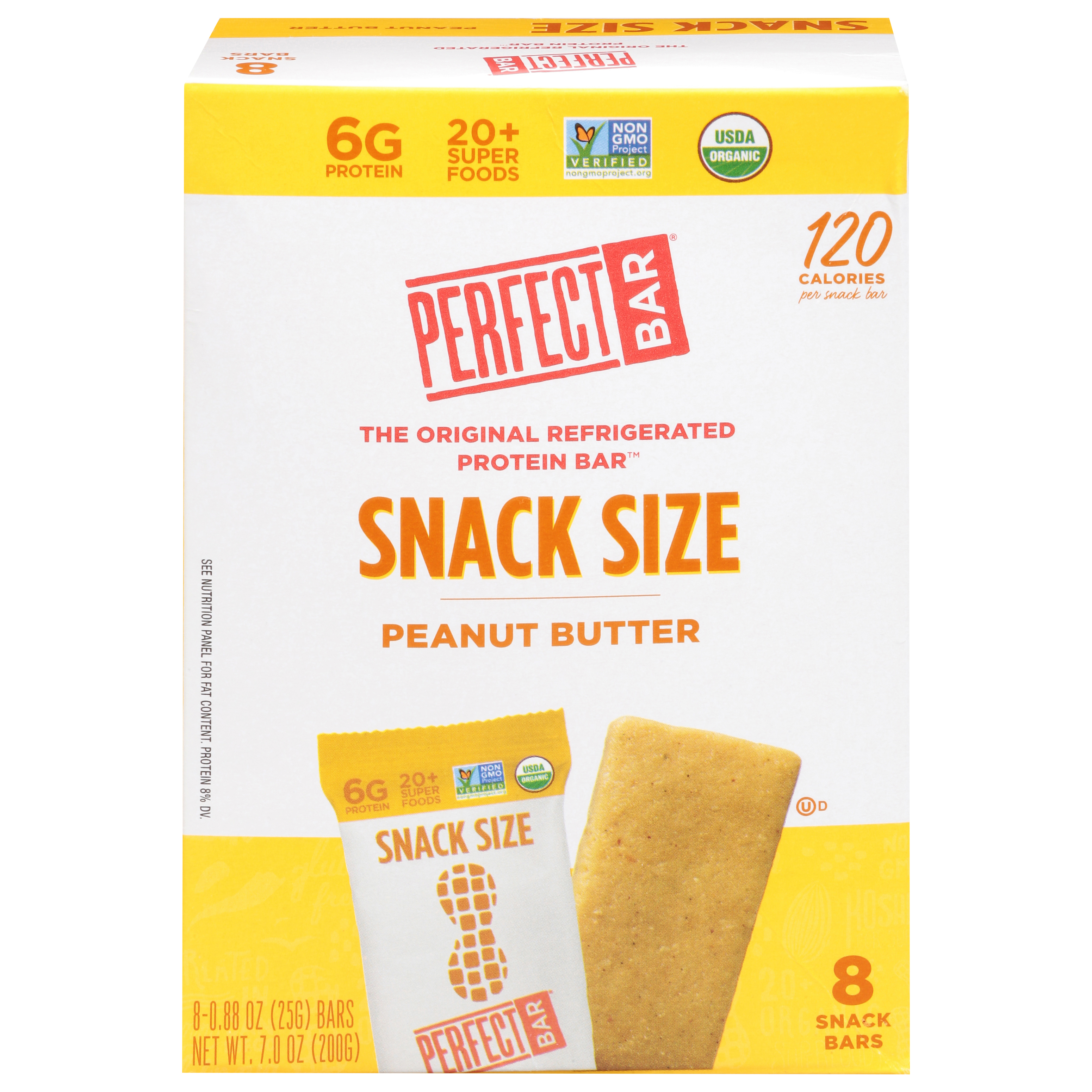 Perfect Bar Peanut Butter Protein Bar Snack Size
