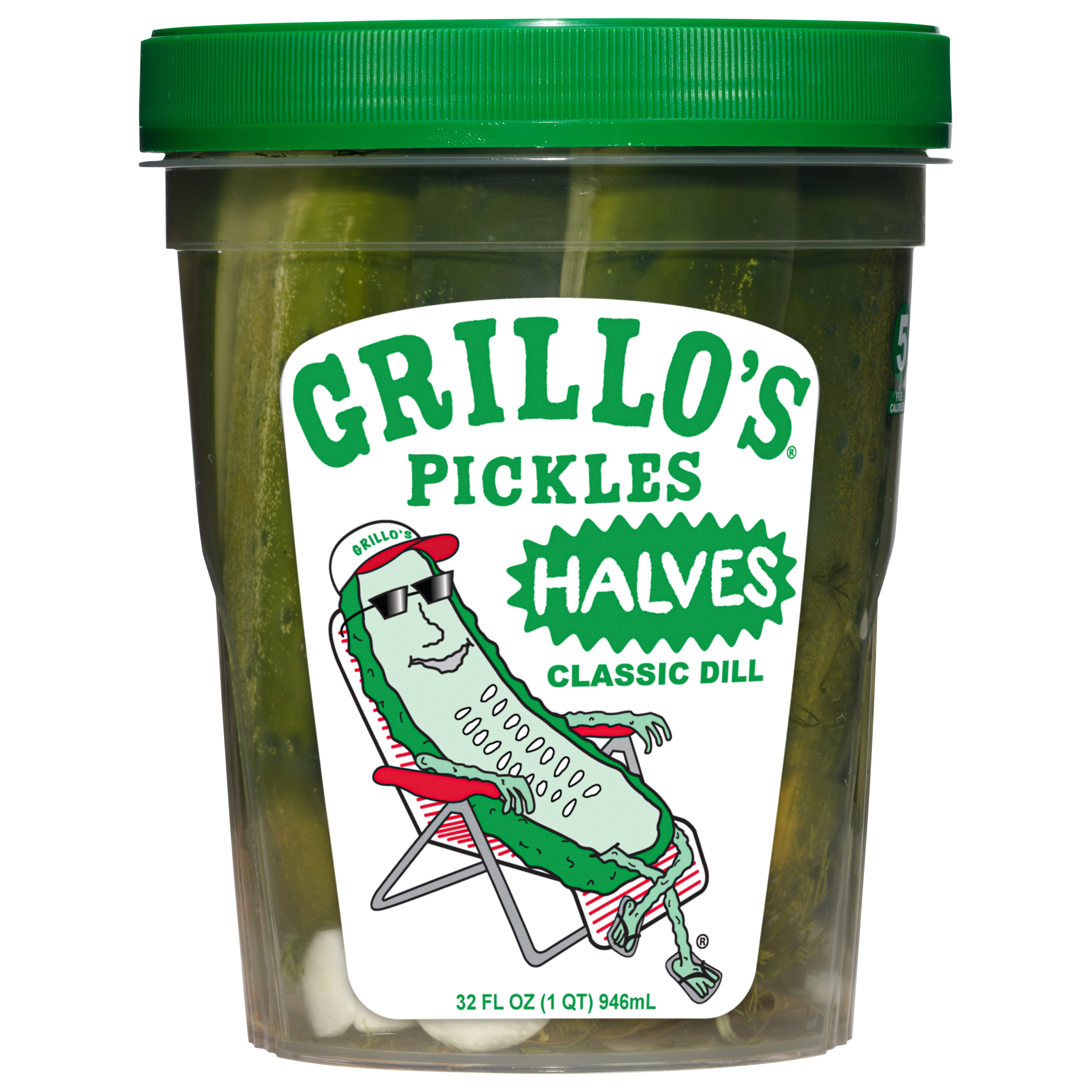 Grillo's Pickles Dill Pickle Halves -