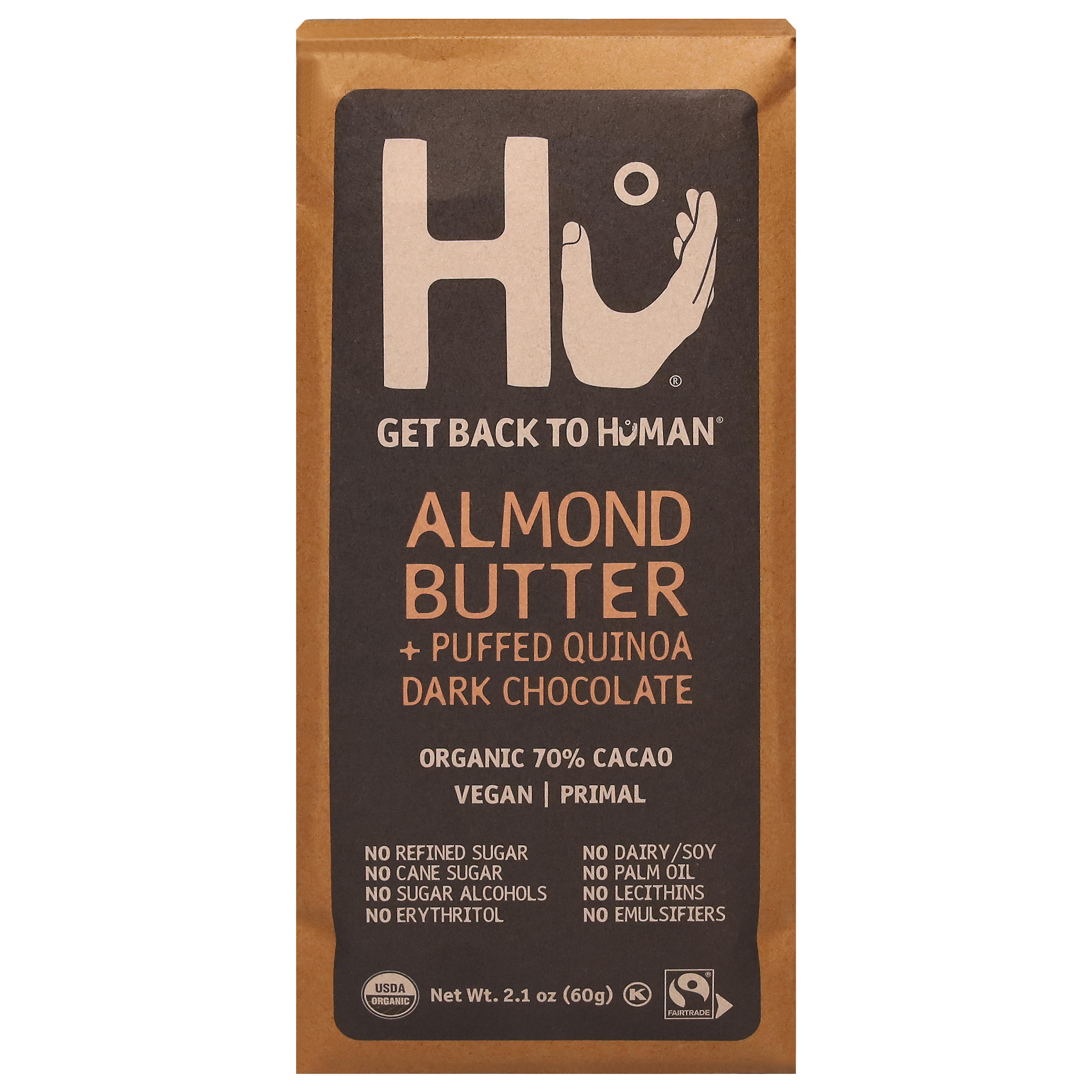 Hu Almond Butter + Puffed Quinoa Dark Chocolate
