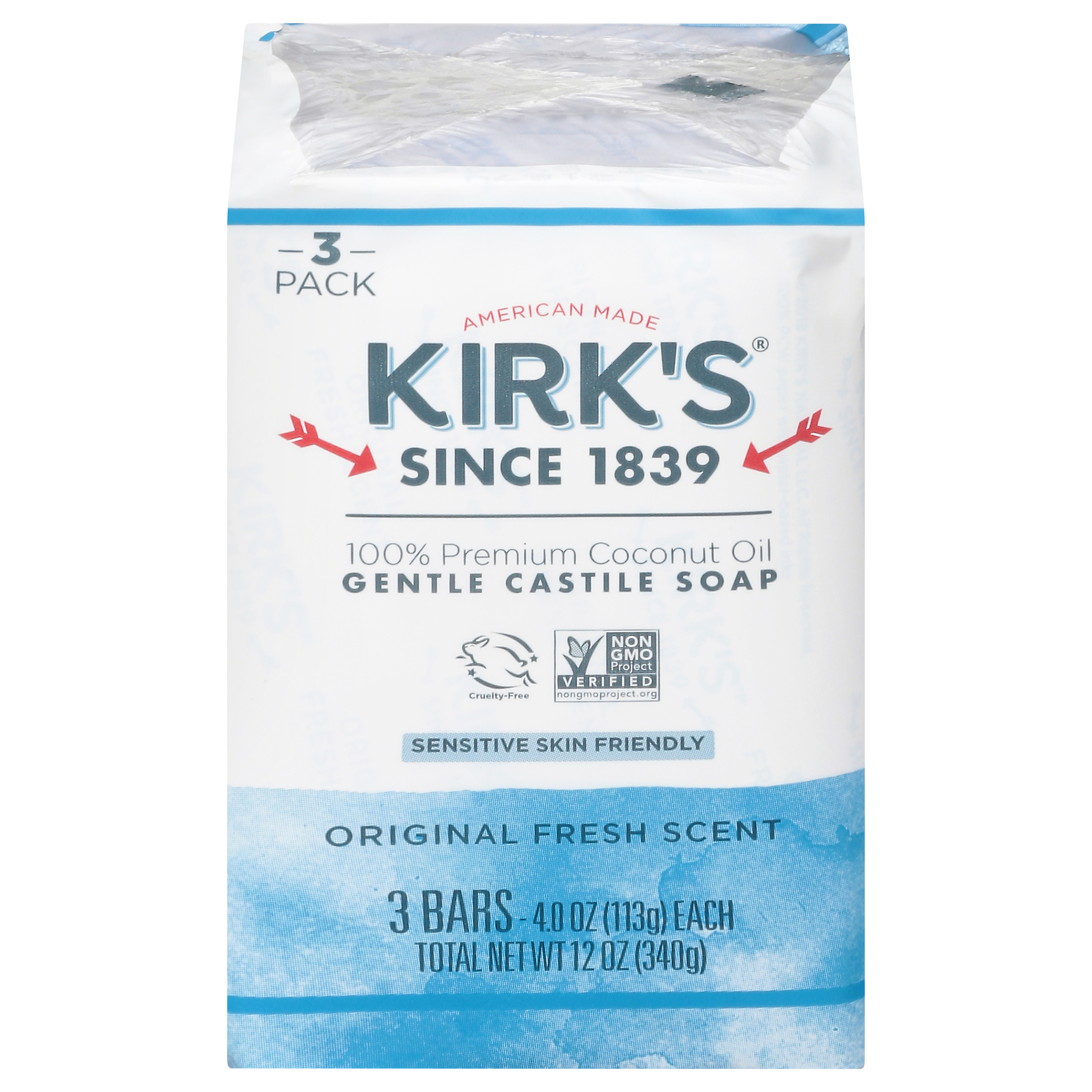 Kirk's Original Fresh Scent Gentle Castile Soap