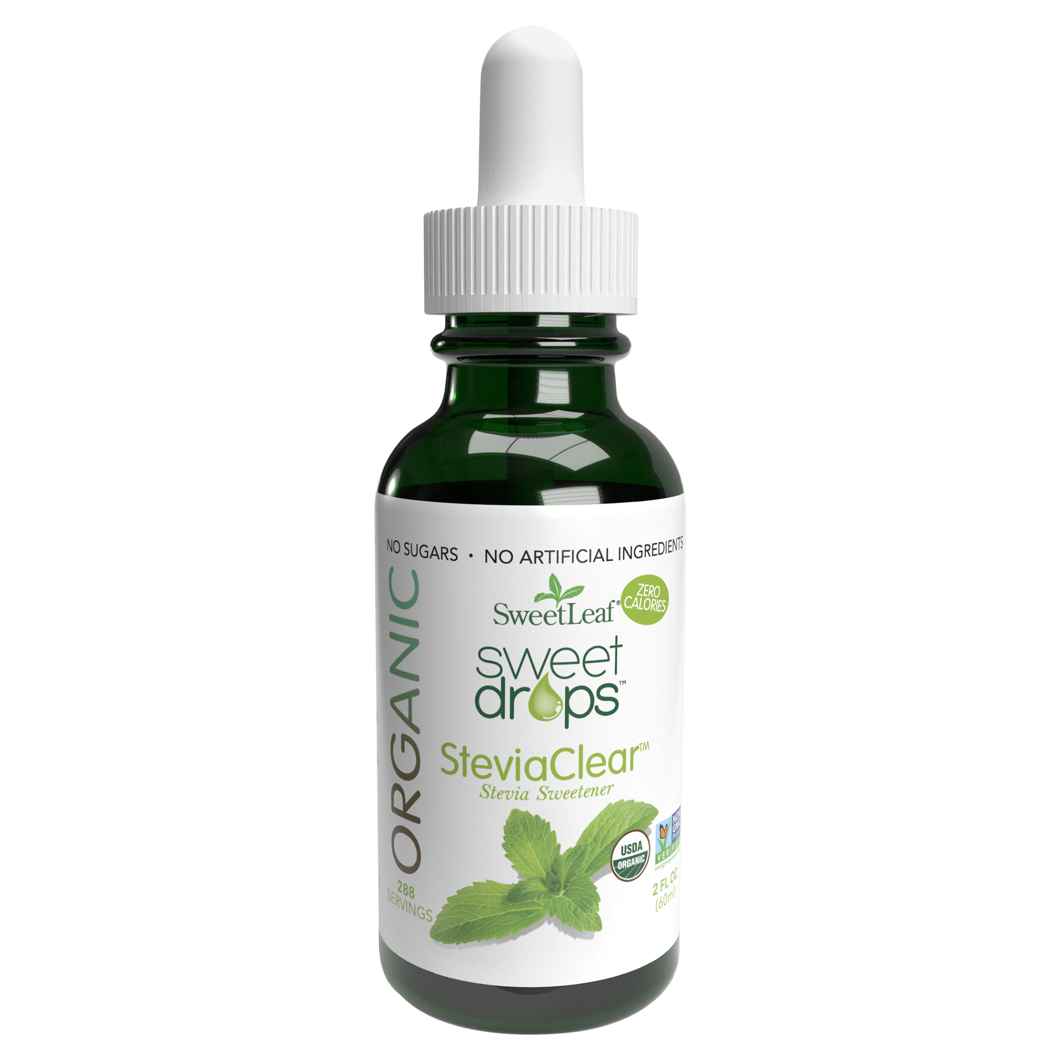 SweetLeaf Sweet Drops SteviaClear Organic Stevia Sweetener