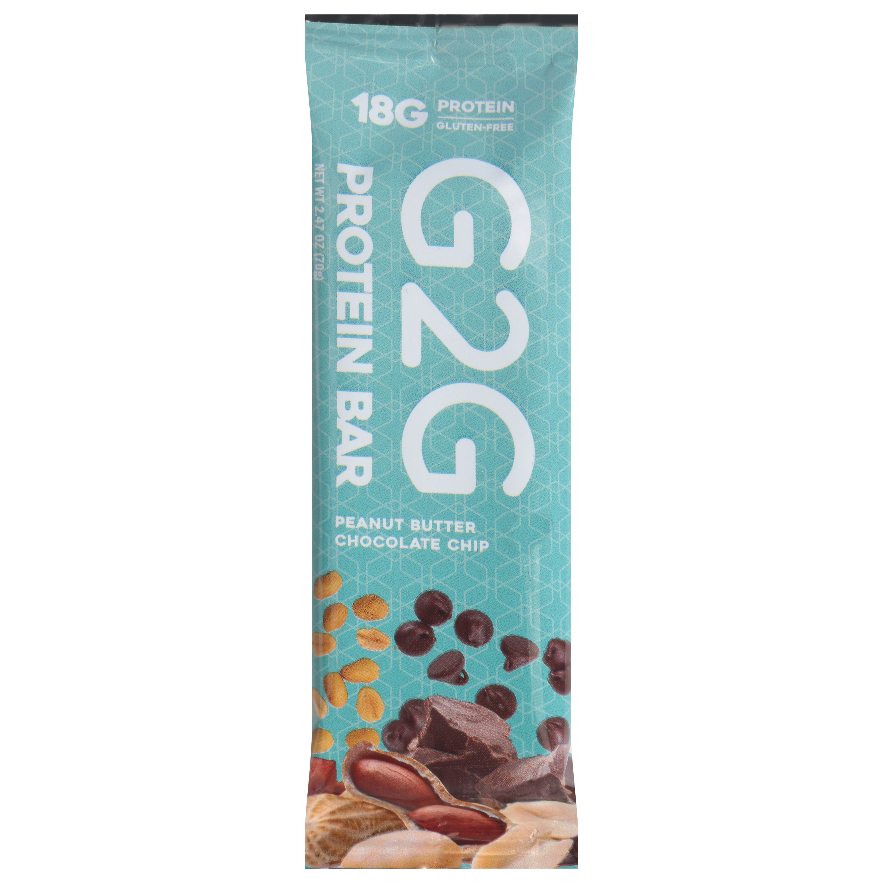 G2G Peanut Butter Chocolate Chip Protein Bar