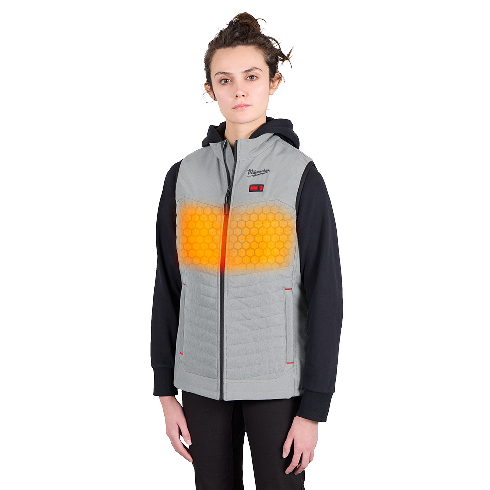 M12 Women's Heated AXIS Vest Kit - Gray S