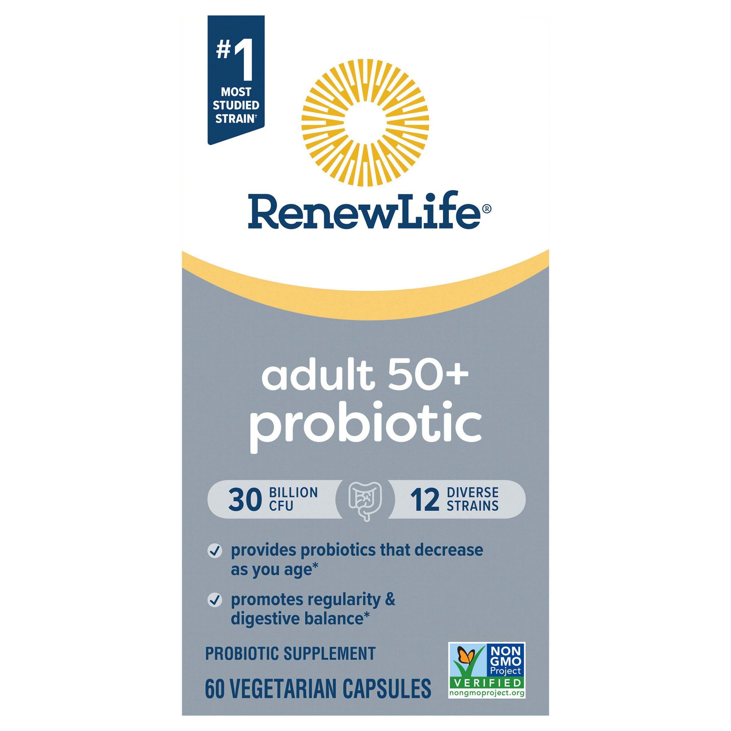 Renew Life Probiotic Adult Plus Capsules Daily Supplement