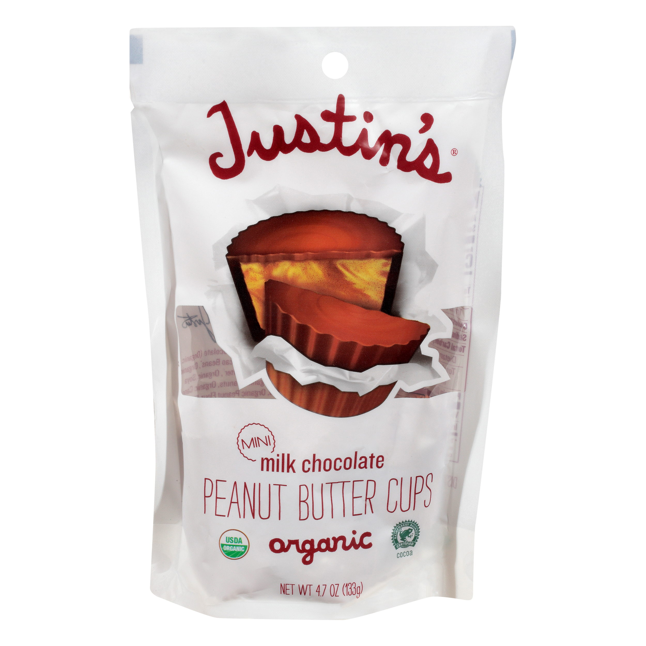 Justins Organic Mini Milk Chocolate Peanut Butter Cups