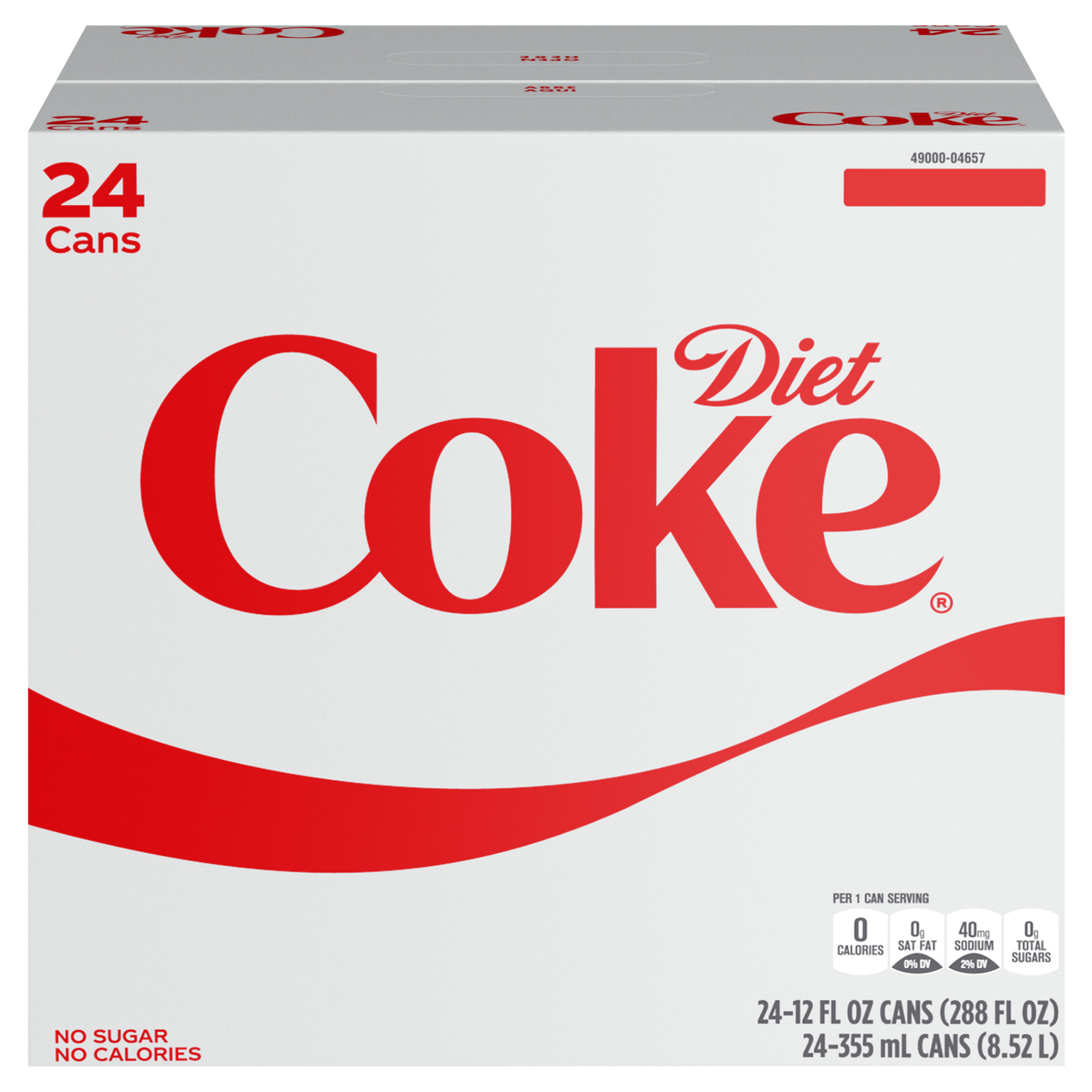 DIET COKE 24 PK, 12OZ CANS