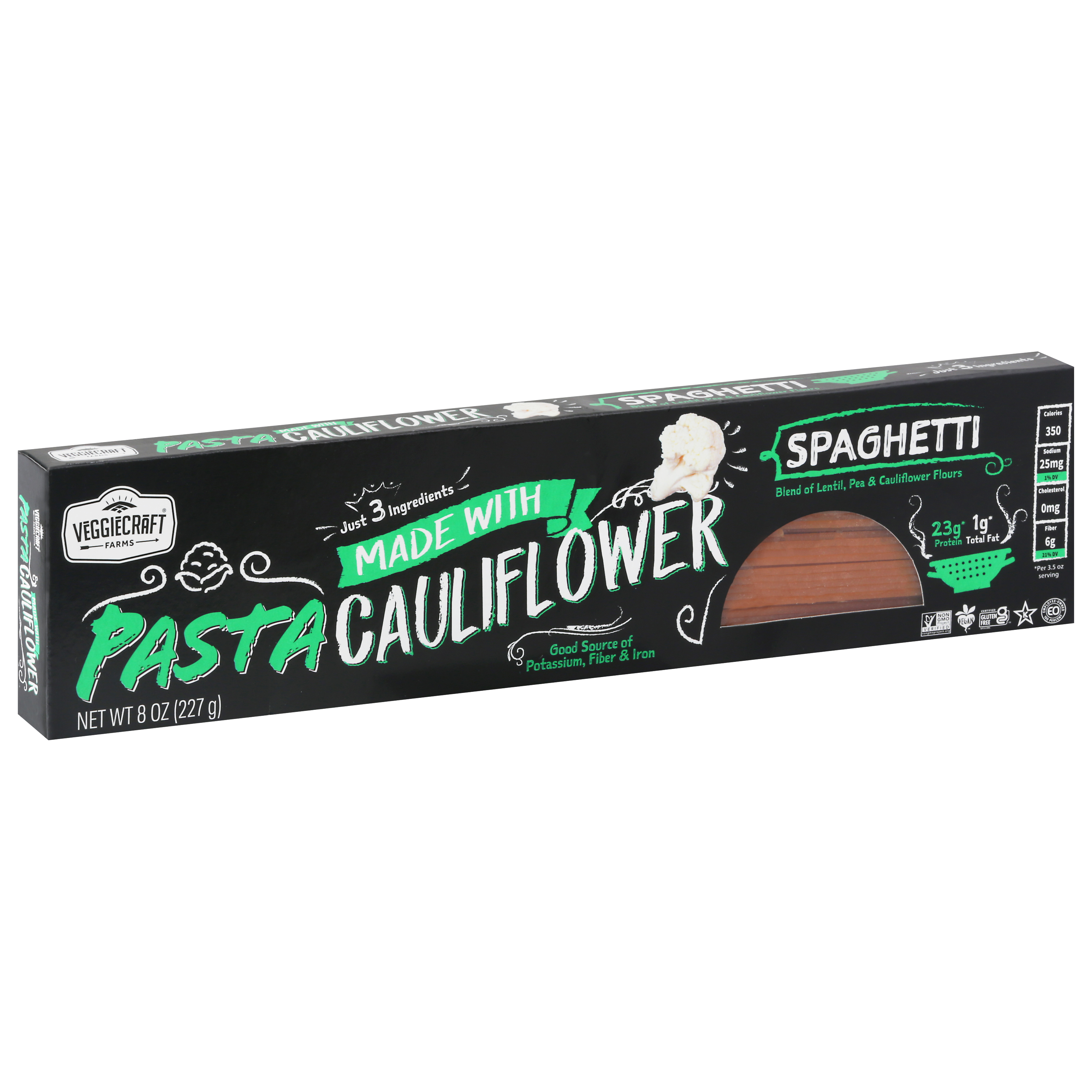 Veggiecraft Farms Spaghetti Pasta Made with Cauliflower
