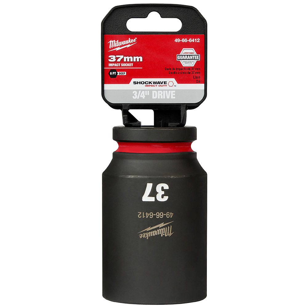 SHOCKWAVE Impact Duty 3/4" Drive 37MM Deep 6 Point Socket