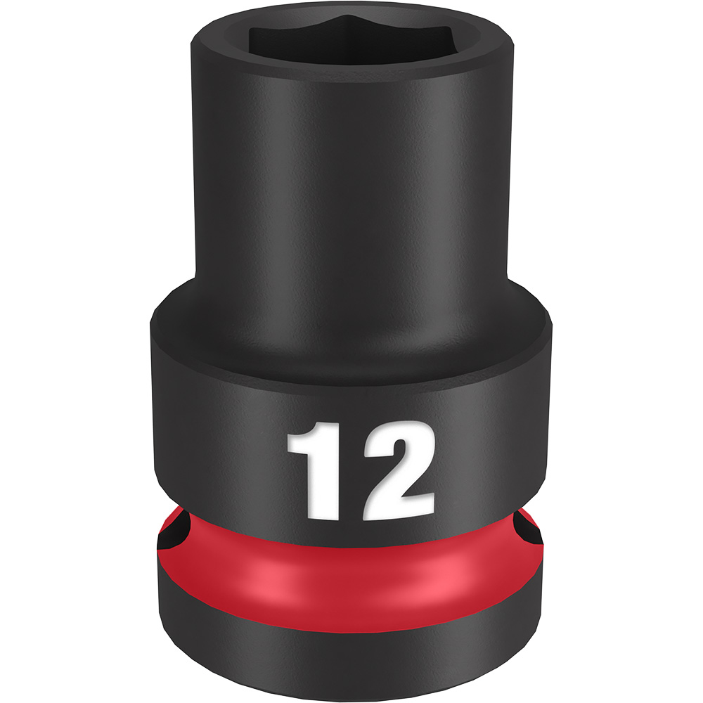 SHOCKWAVE Impact Duty 1/2" Drive 12MM Standard 6 Point Socket