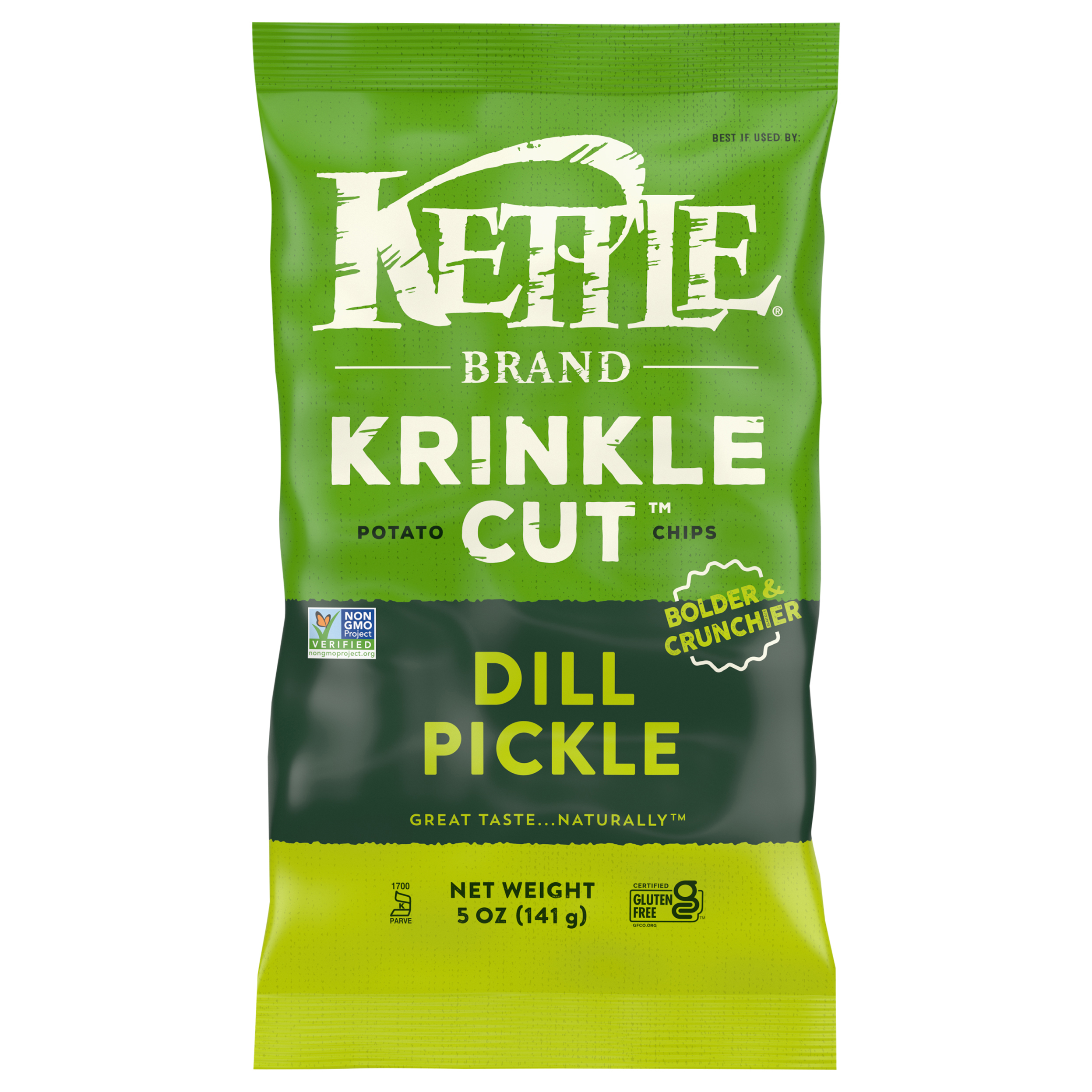 Kettle Brand Krinkle Cut Dill Pickle Potato Chips