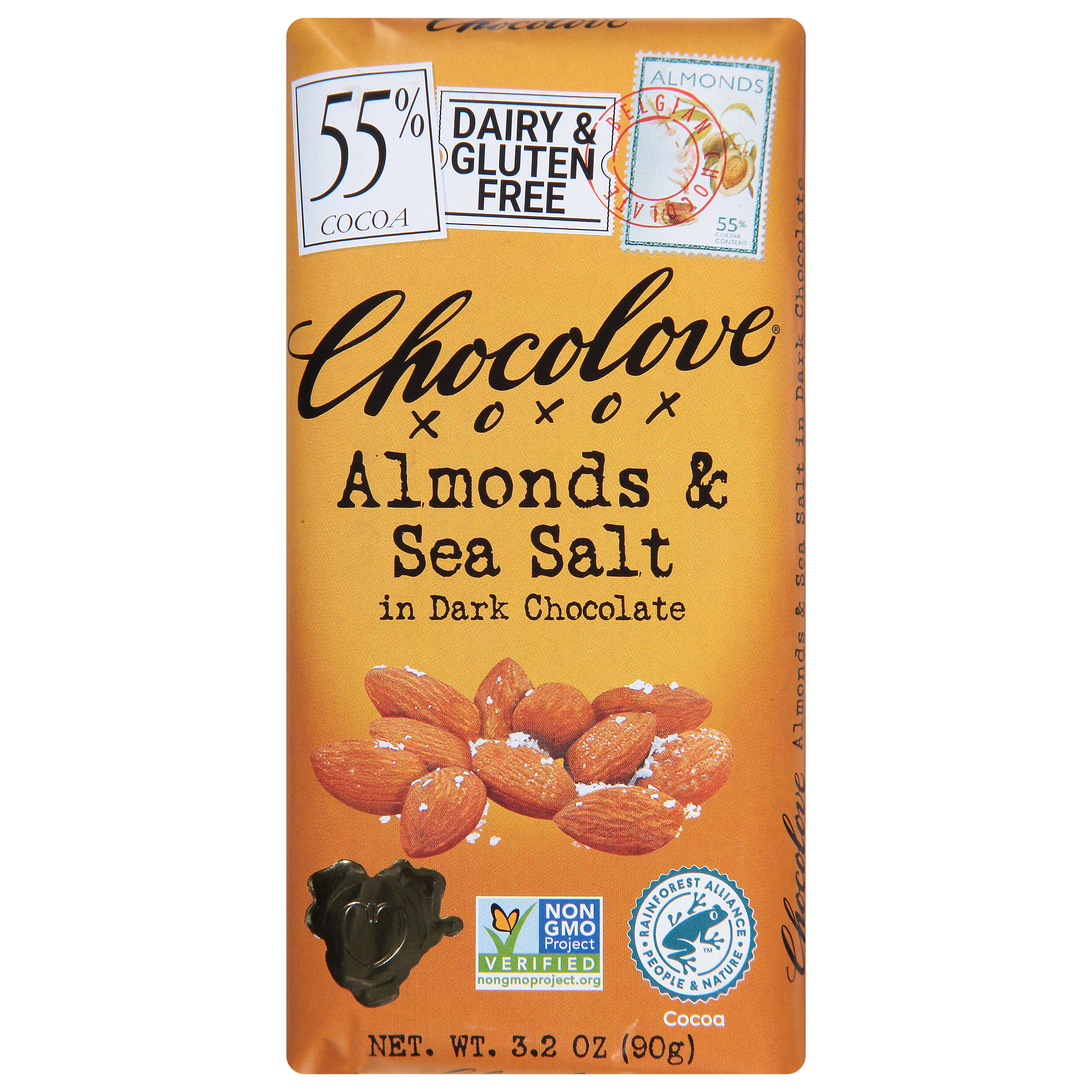 Chocolove in Dark Chocolate Almonds & Sea Salt