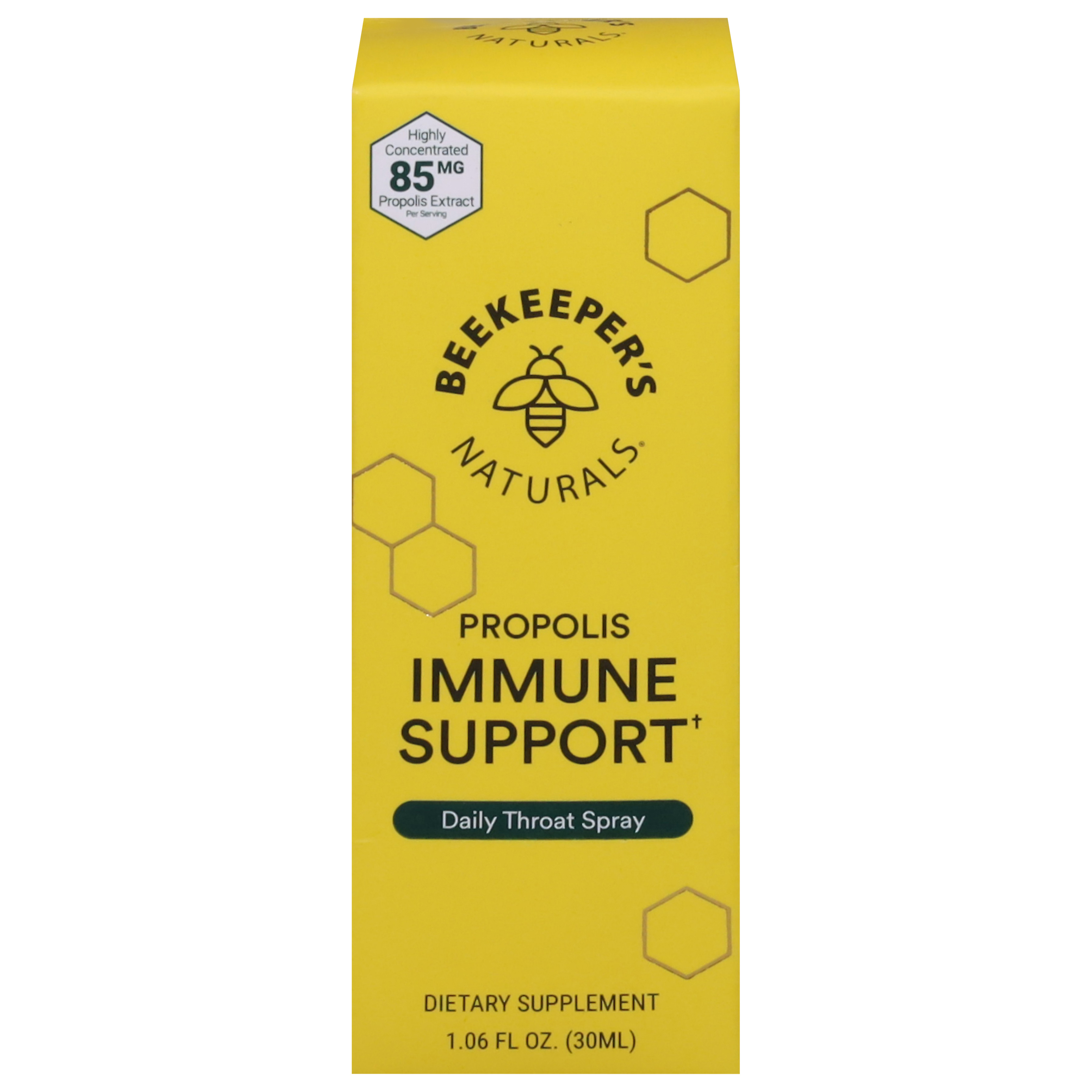 Beekeeper's Naturals 85 mg Propolis Daily Throat Spray