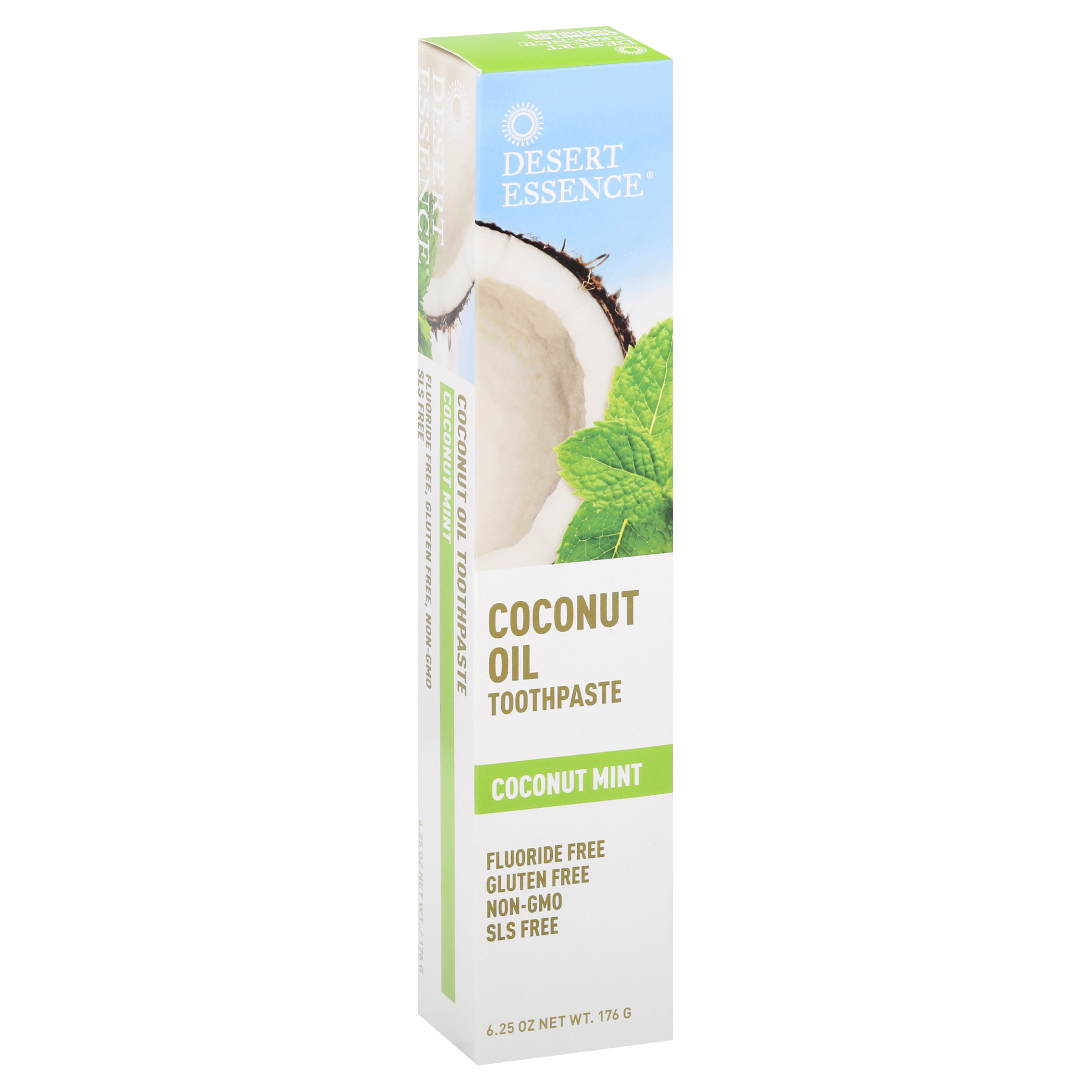 Desert Essence Coconut Oil Coconut Mint Toothpaste