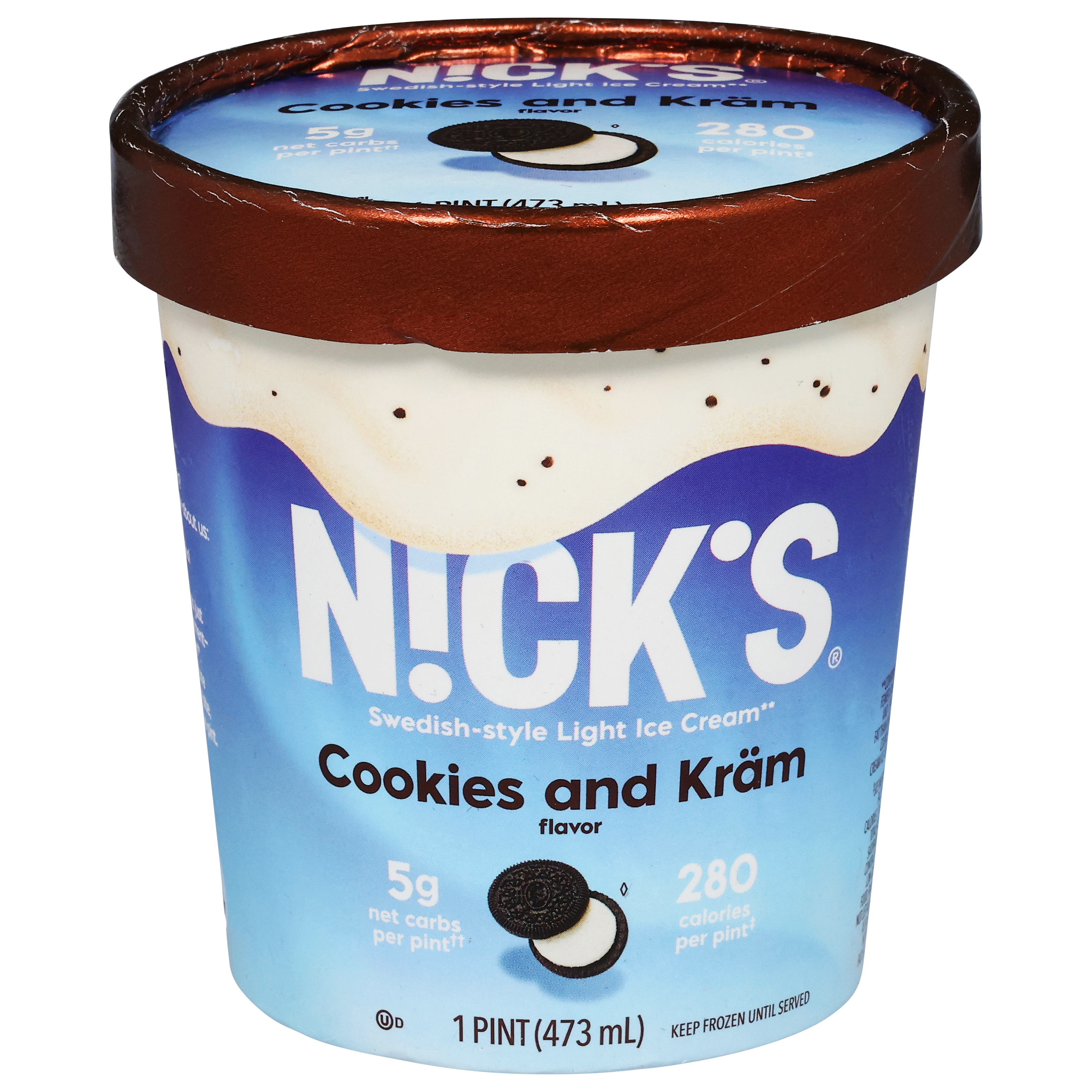 Nick's Light Swedish-Style Cookies and Kram Flavor Ice Cream