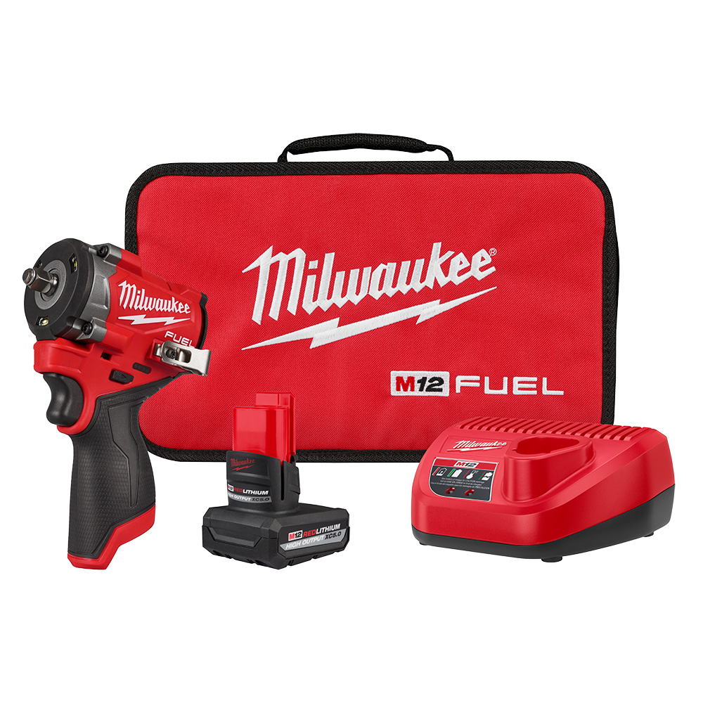 M12 FUEL Stubby 3/8" Impact Wrench Kit
