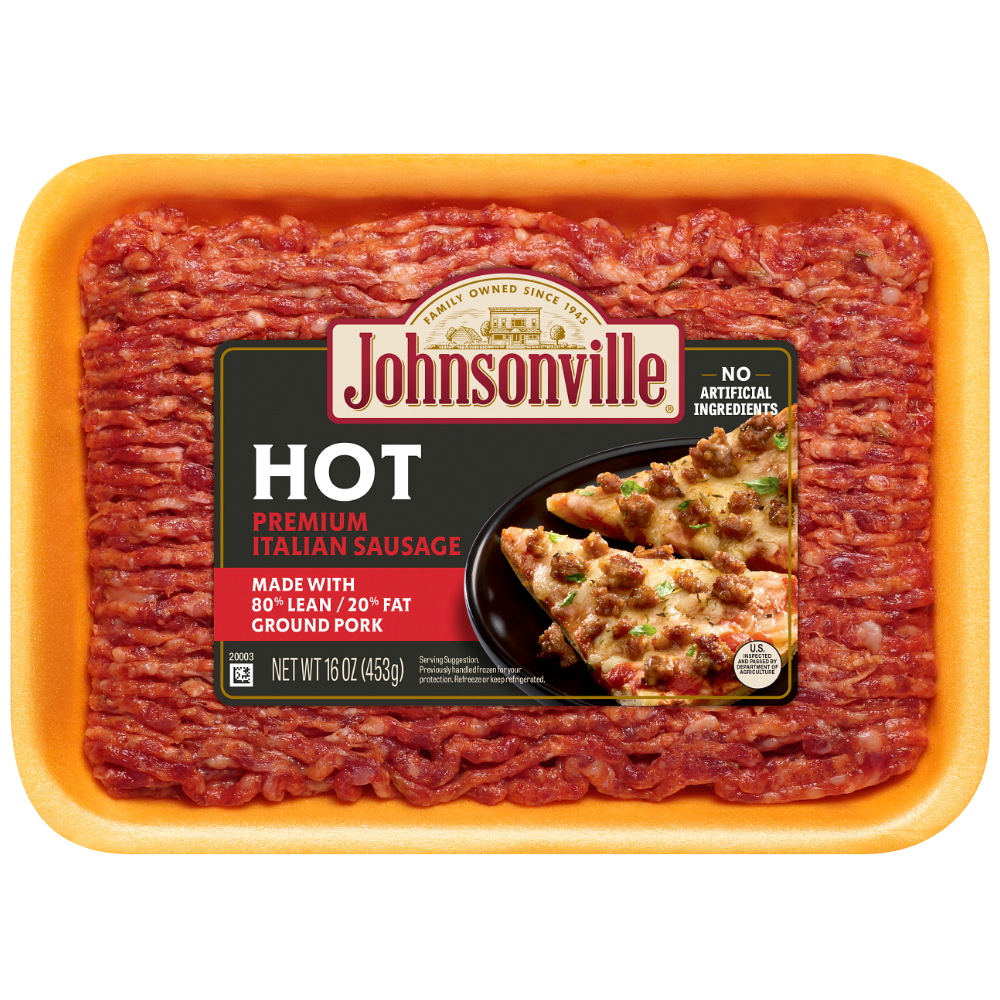 Johnsonville Sausage, Hot, Italian, 1 Each