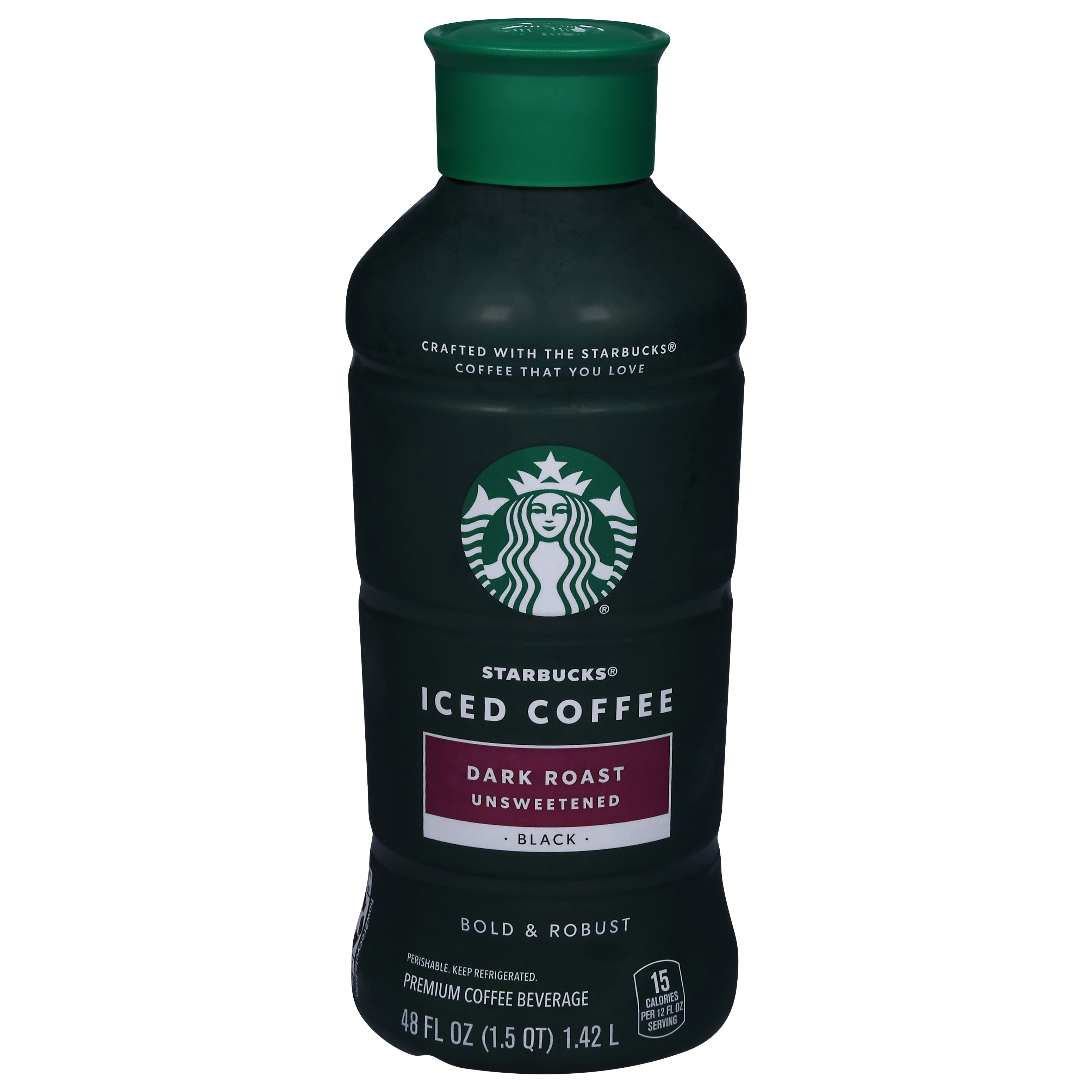 Starbucks Dark Roast Premium Black Unsweetened Iced Coffee