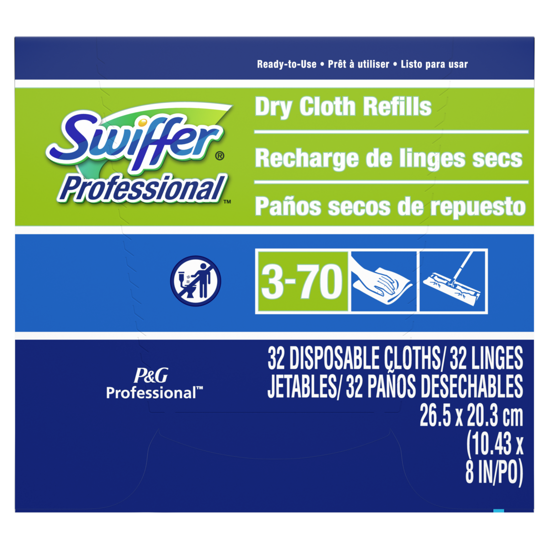 SWIFFER DISP DRY CLOTHS 6/32CT PGC33407CT