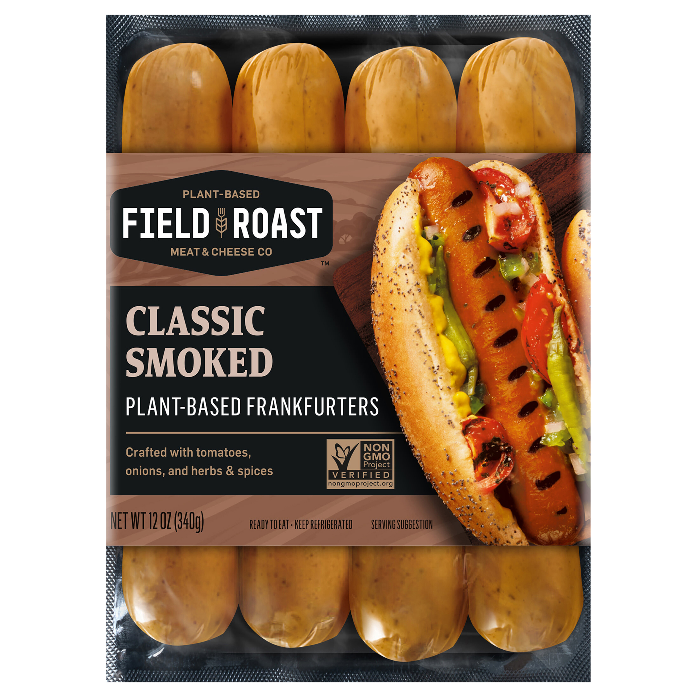 Field Roast Classic Smoked Frankfurter Plant-Based Sausage