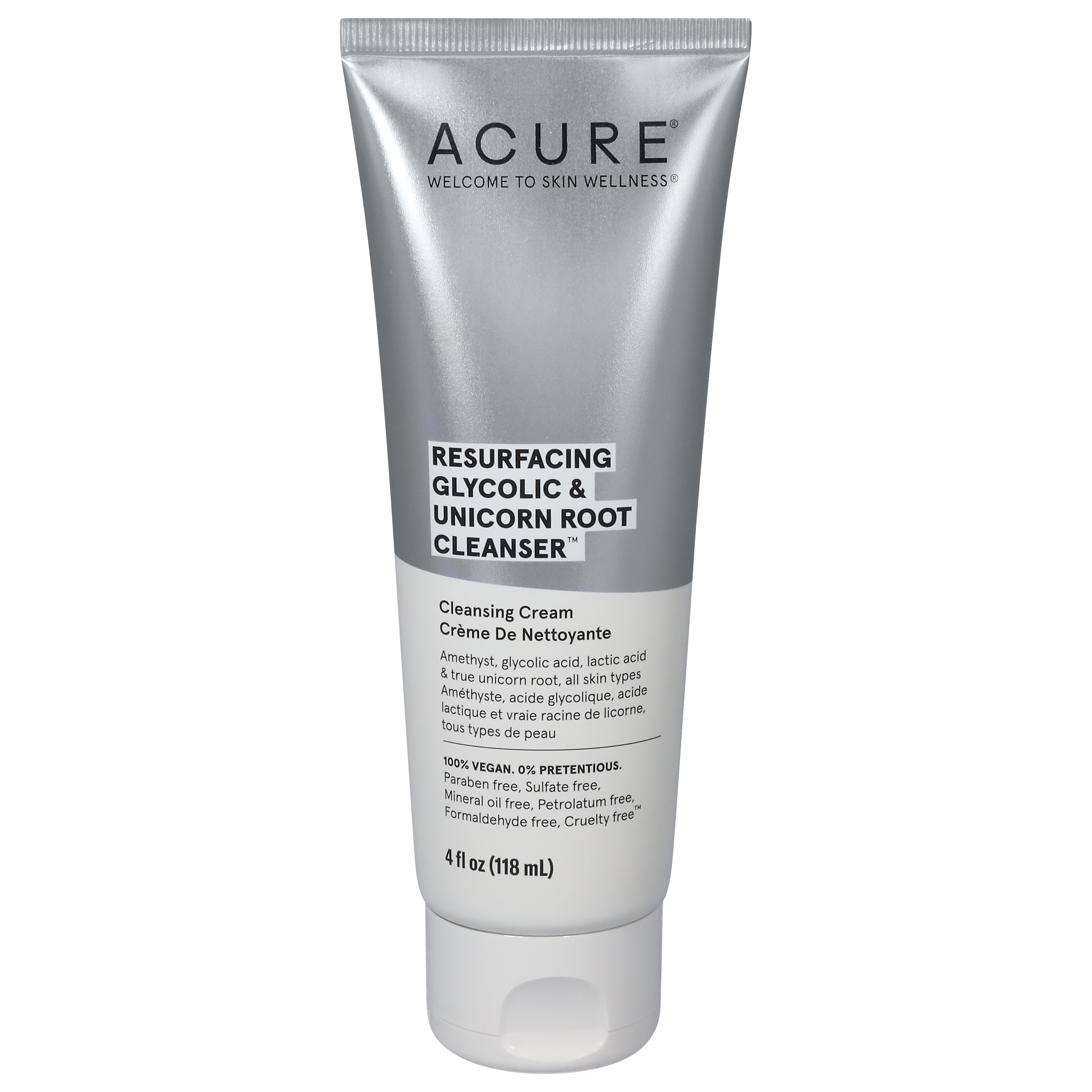 Acure Resurfacing Glycolic & Unicorn Root Cleanser Cleansing Cream