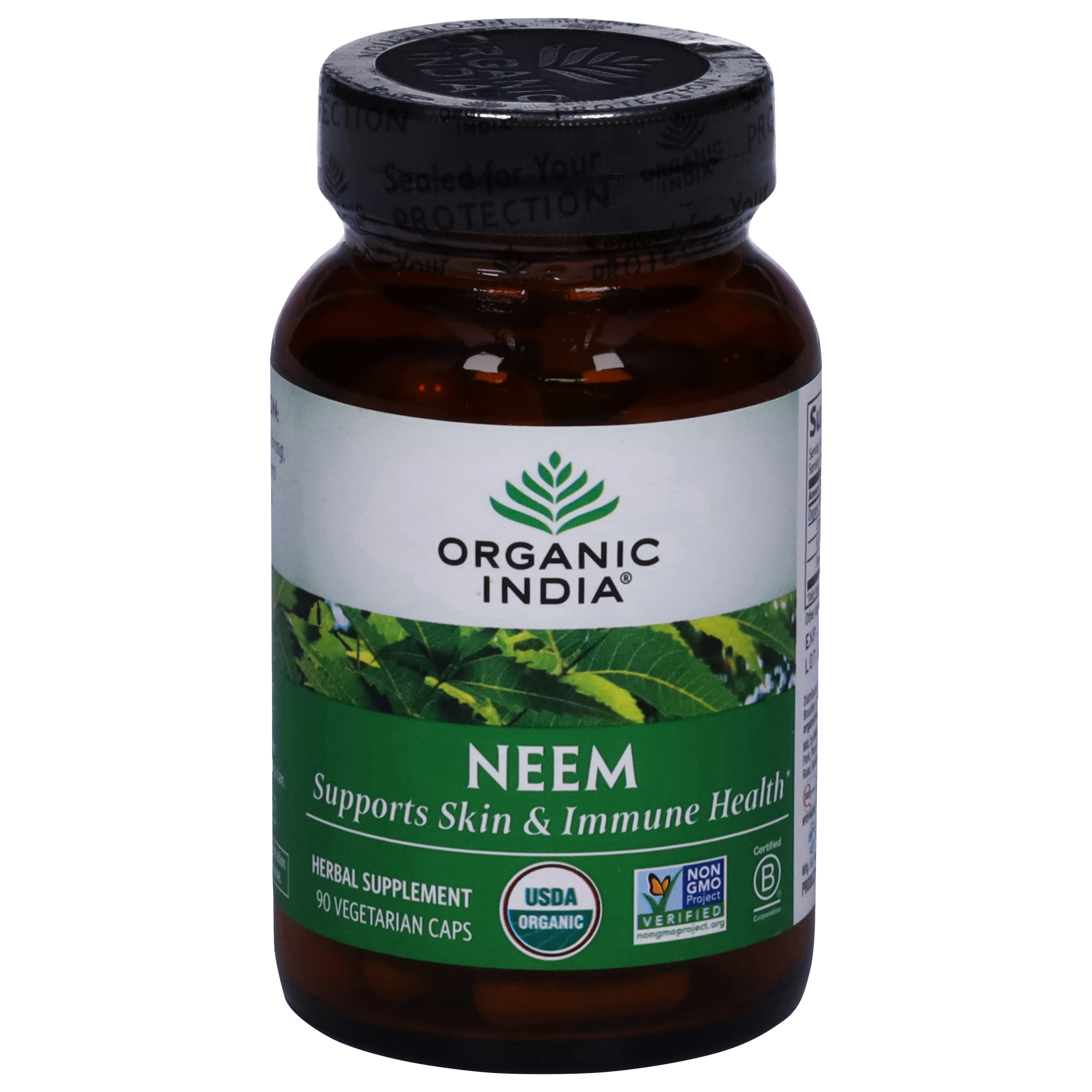 Organic India Neem 90 Vegetarian Caps
