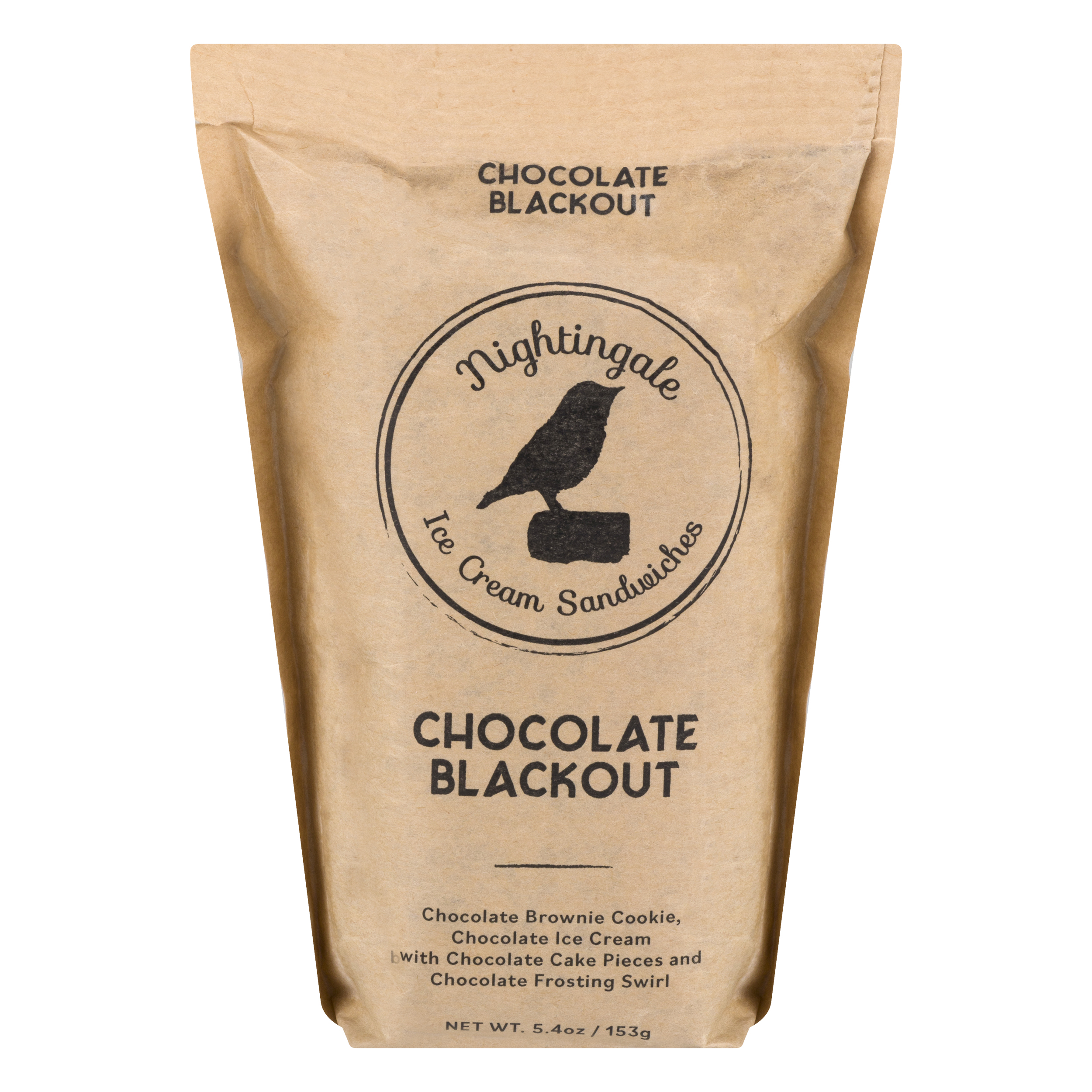 Nightingale Chocolate Blackout Ice Cream Sandwiches