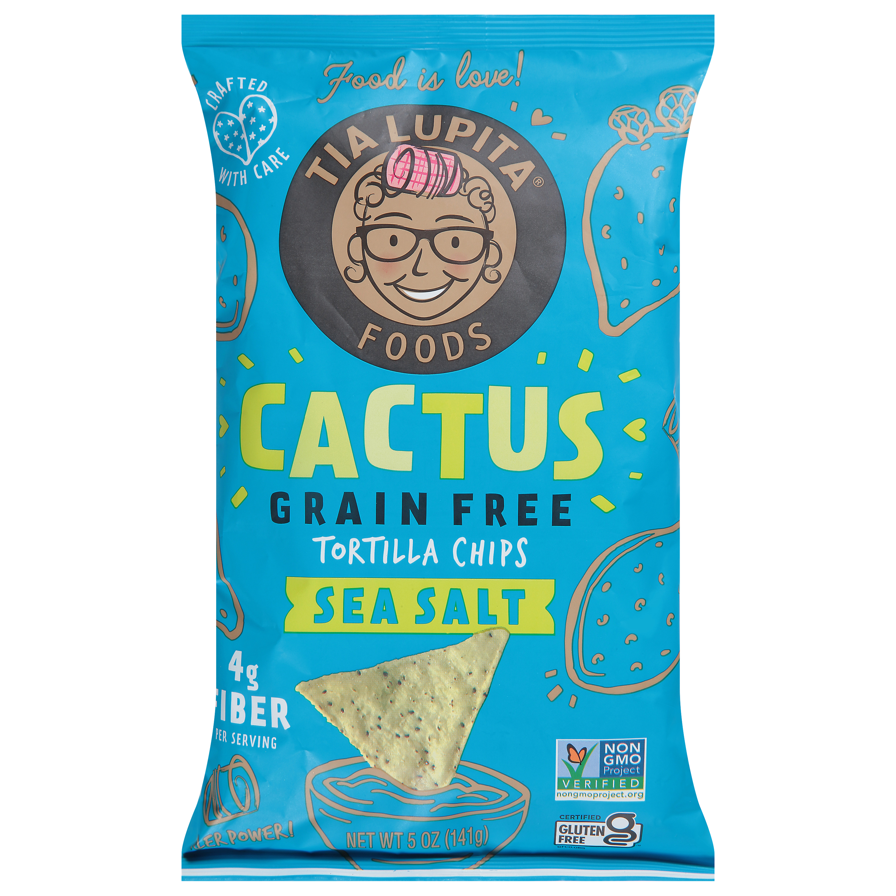 Tia Lupita Foods Cactus Grain Free Sea Salt Tortilla Chips