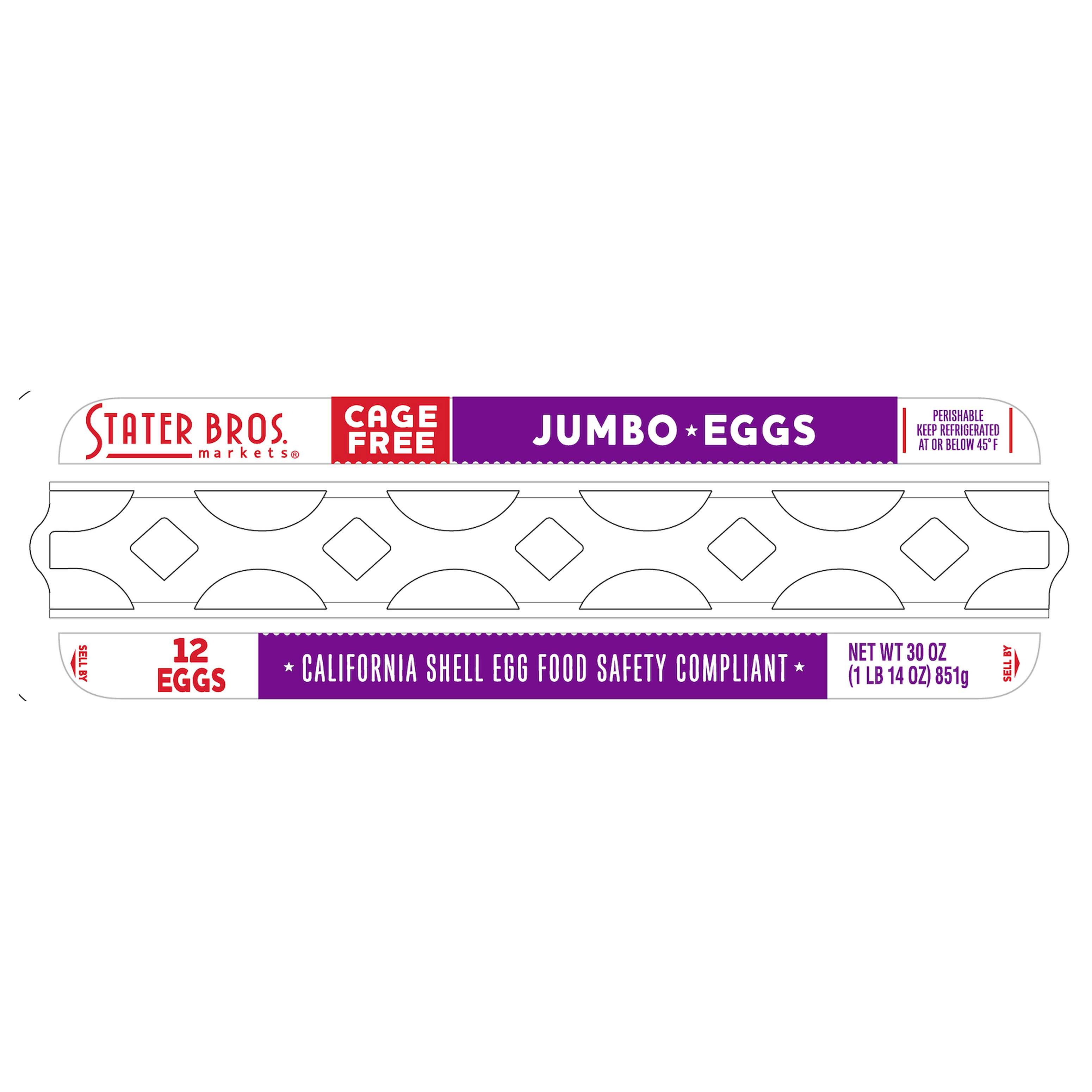 Stater Bros. Markets Jumbo Eggs 12 ea